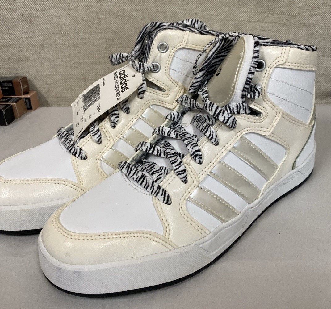 Adidas NEO Zebra High Tops 7.5W ART F38892