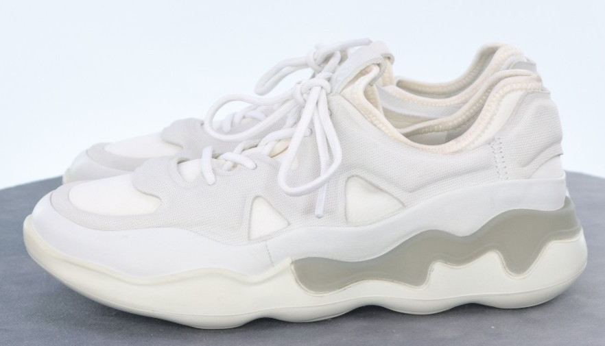 ECCO Elo Athletic $150 Women’s Sneakers Shoes Size EU 37 US 6-6.5 Leather White
