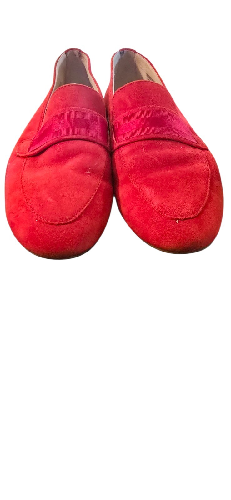 Paul Green Women’s Red Suede Loafers Size 5.5