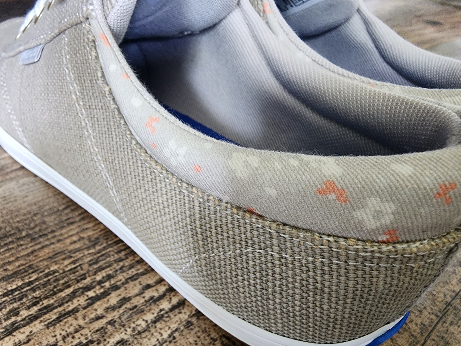Keds Center III Women Canvas Sneakers | Grey | Size 10M