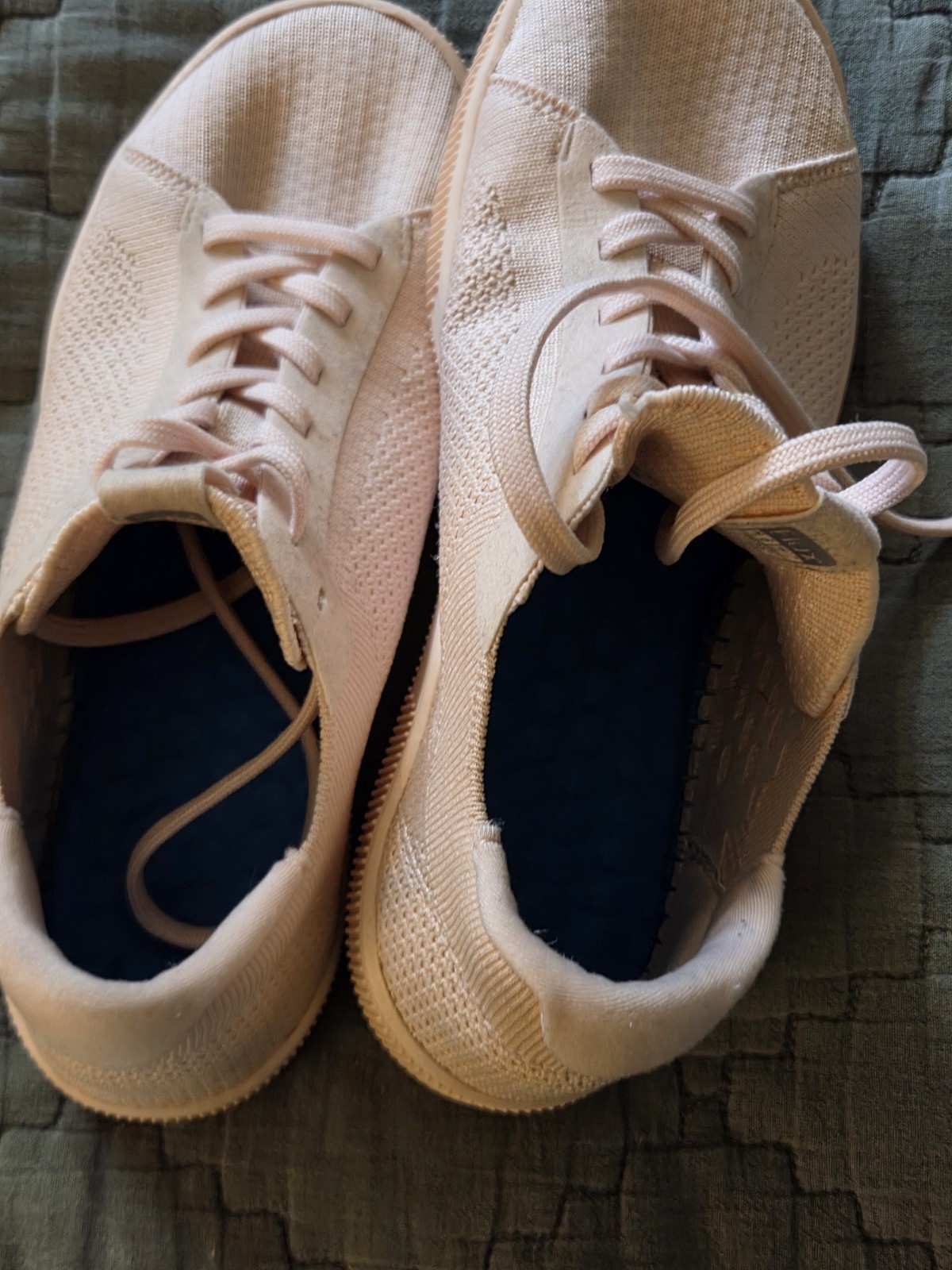 Flux Women’s Knit Lace Up Sneakers Pink Athletic Casual Shoes Size 7 uK 38