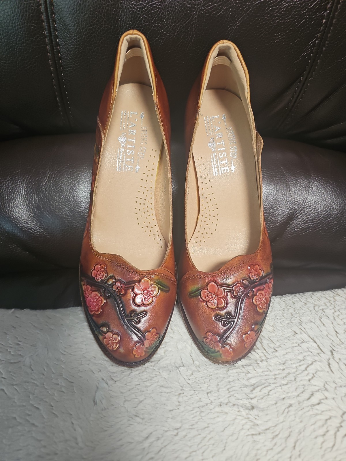 L’Artiste by Spring Step Women’s Pumps Heels Size 38 Us 7.5-8 Camel Experience