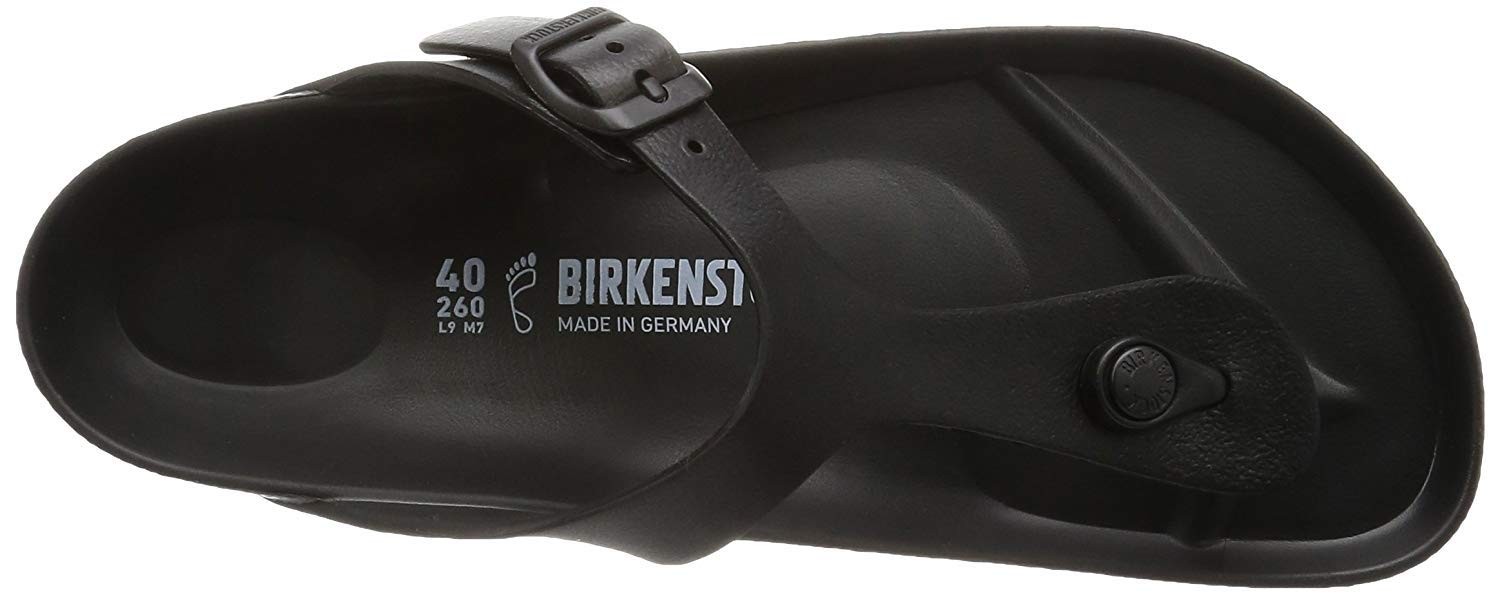 [BIRKENSTOCK] Gizeh EVA Sandals, Black, EU Size 38 (24.5 cm)