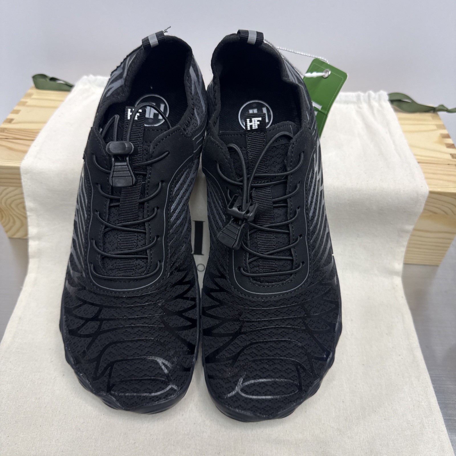NWT Hike Footwear Shoe Lorax Pro Barefoot Black/Grey EU42 Women 11-11.5Men 9-9.5