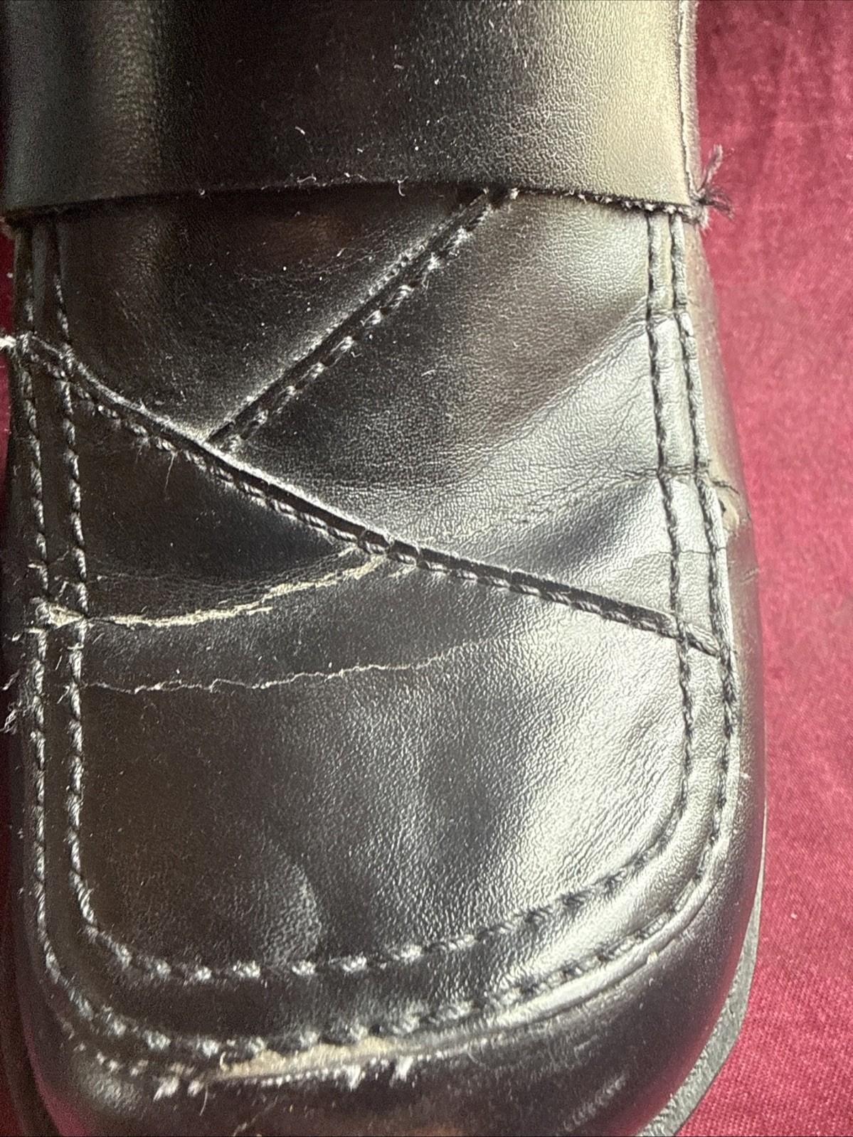 Mudd Chunky Y2K VTG Black Heel Loafer Preppy Platform Shoes 6