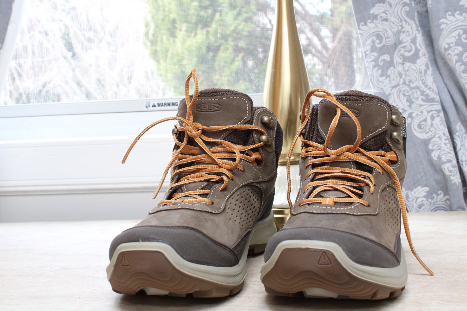 KEEN – Waterproof Lace-Up Trail Boots – Terradora Explorer Mid – canteen – 9.5
