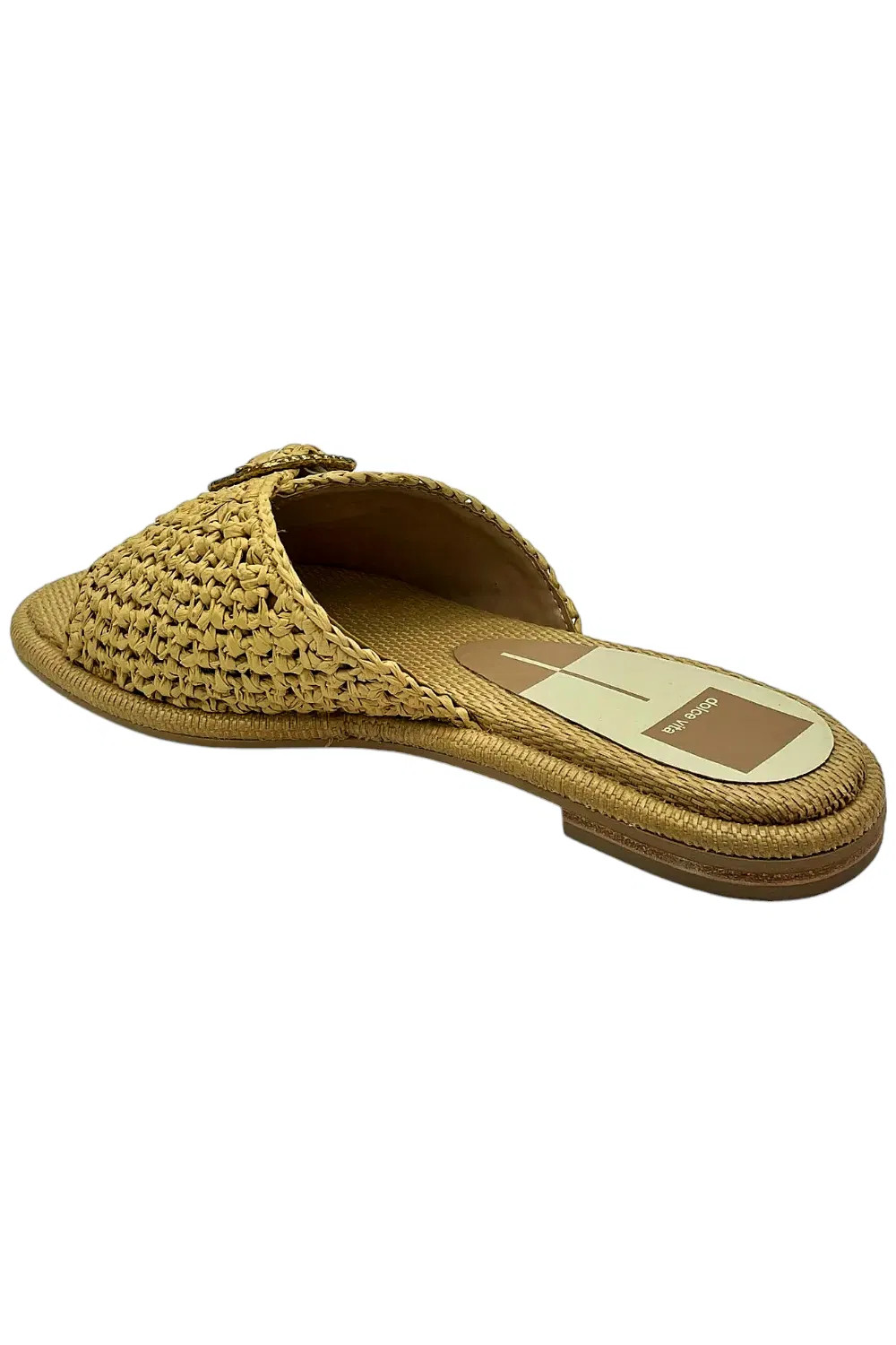 Dolce Vita Buckle Slide Sandals Alonzo Natural