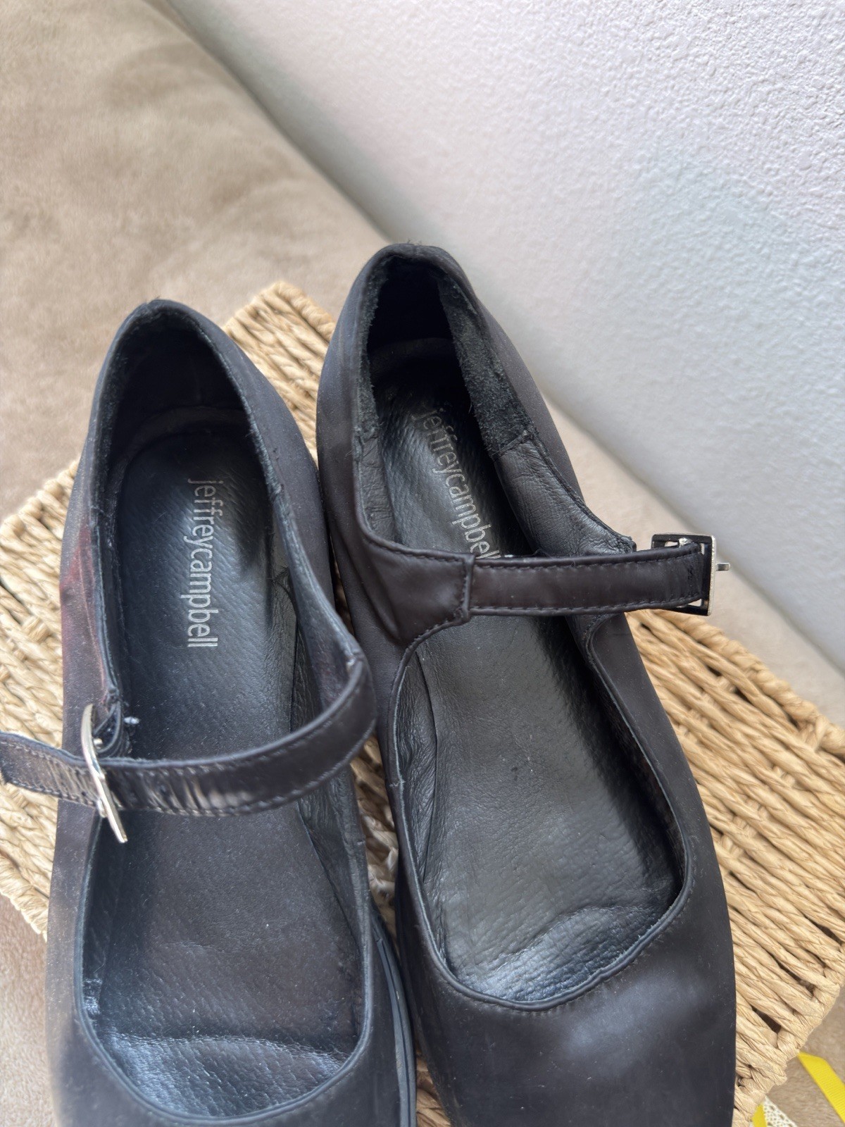 Jeffrey Campbell Women’s Black Mary Jane platforms 8.5