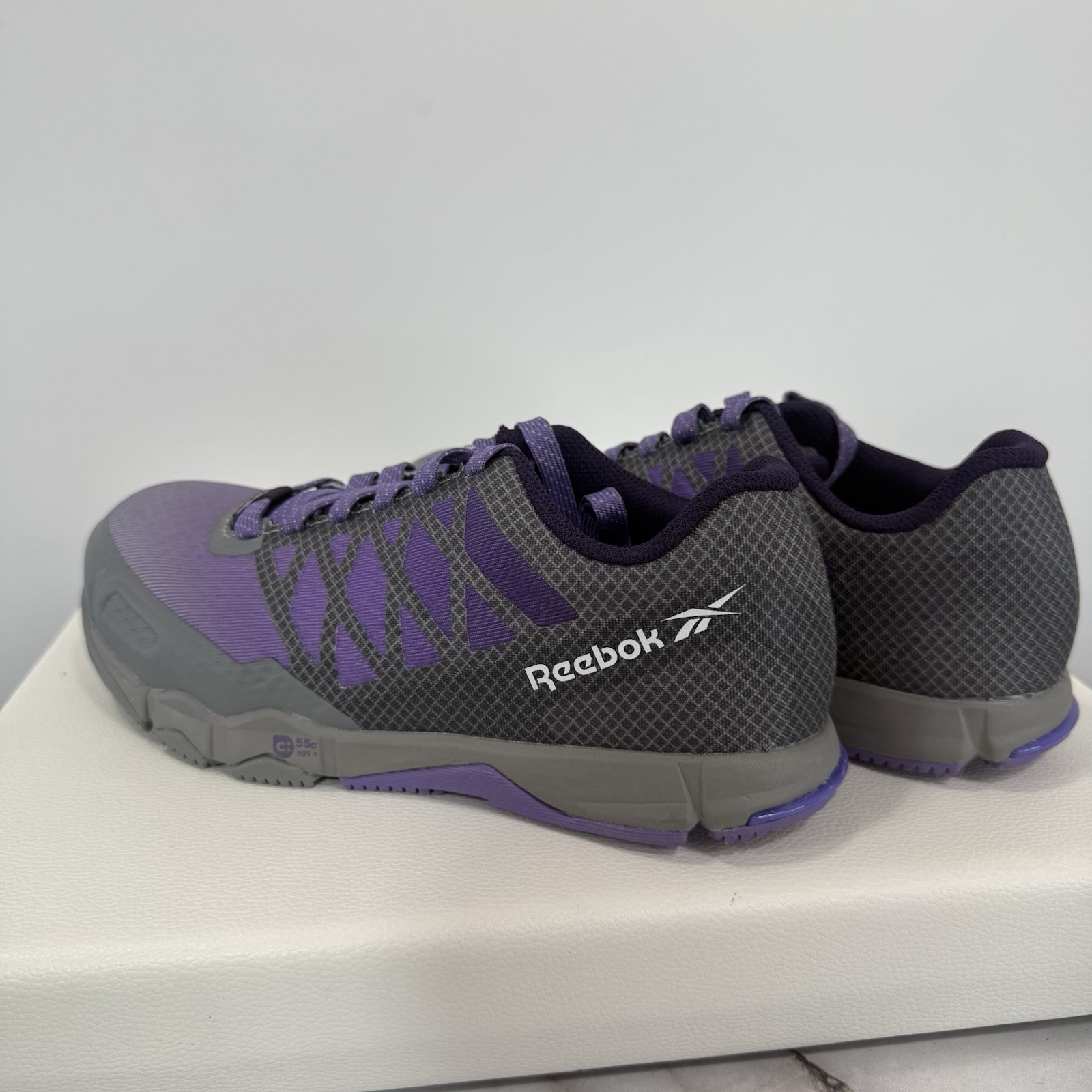 Reebok Speed TR Composite Toe Sneakers, Purple/Grey, Women’s