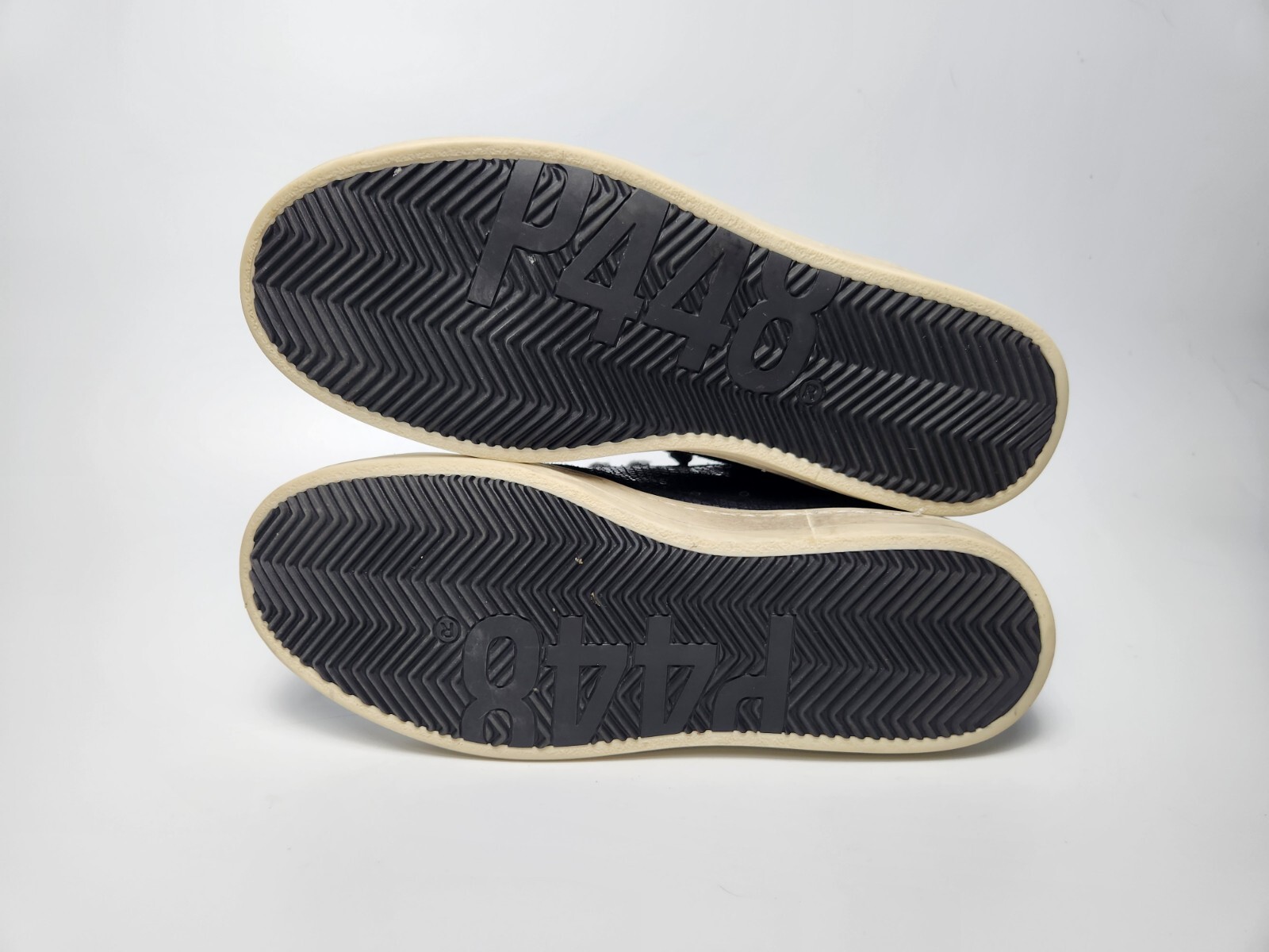 P448 Shoes Womens 7.5 John Sneakers You Can Surf Later Navy Blue Pink