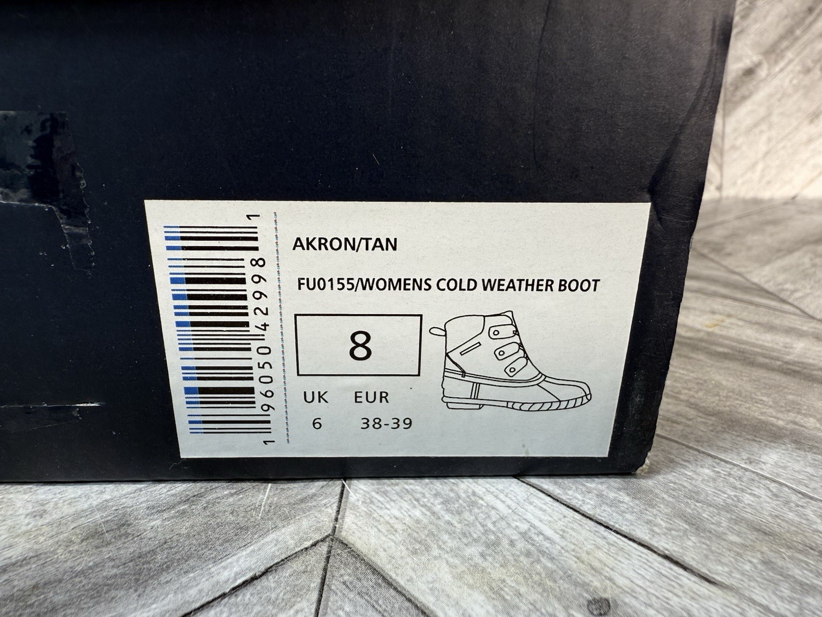 Nautica Women’s Cold Weather Boot Size 8 Akron/Tan FU0155