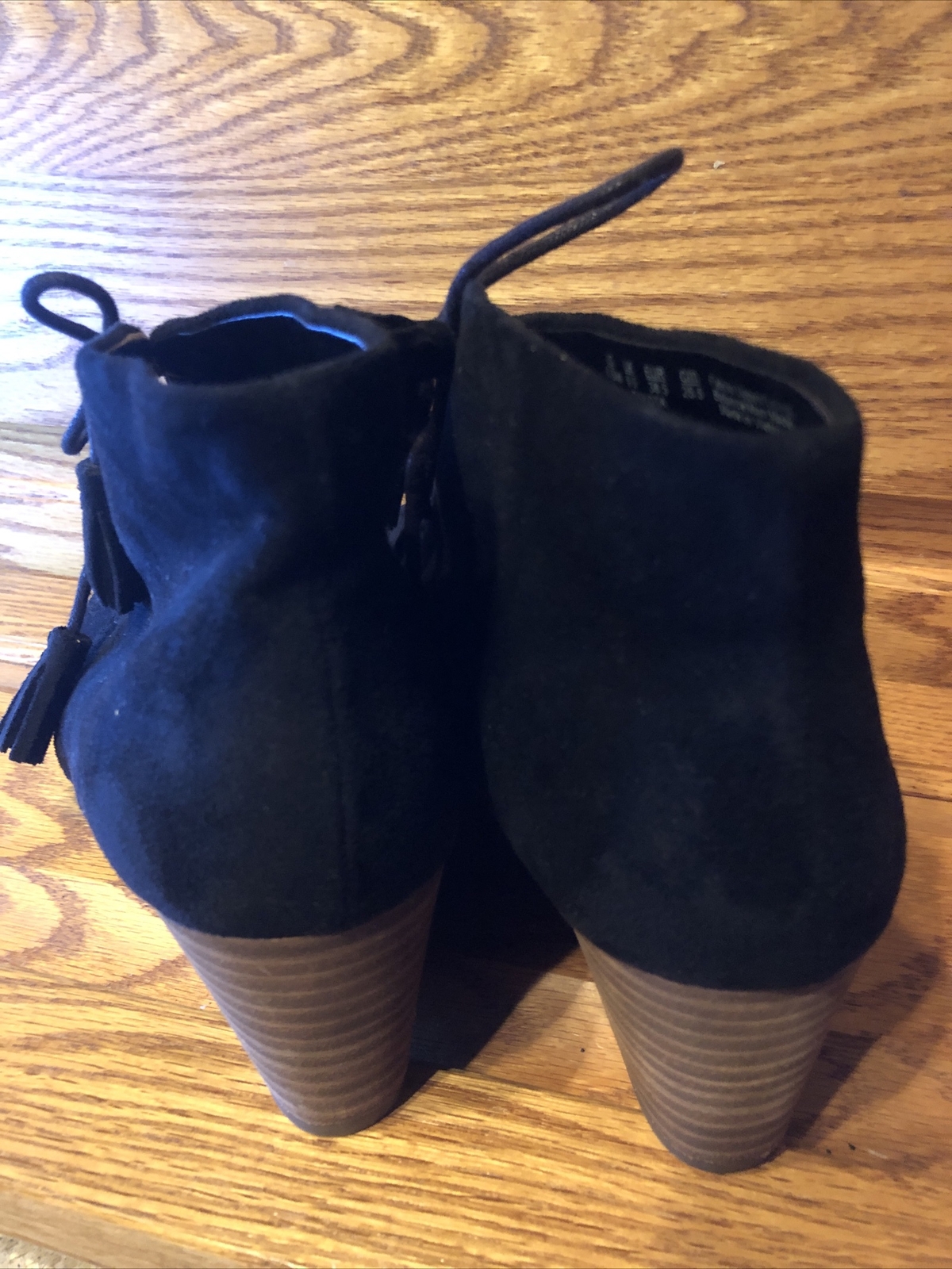 Dr. Scholl’s Women’s Dakota Wedge “Cool-fit” Booties Shoes Black Size 8.5 M