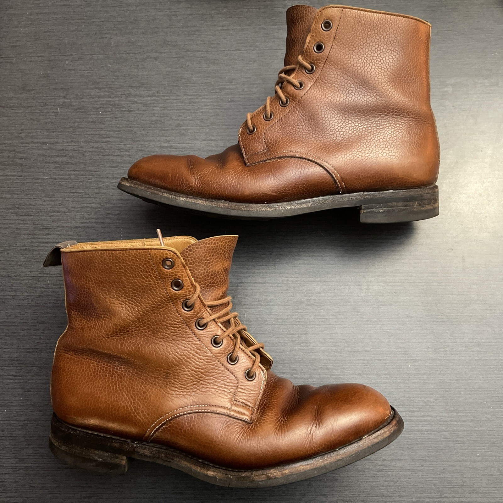 Crockett & Jones Barnwell Women Sz 9 (90c) High Quality Leather Boots Good Used