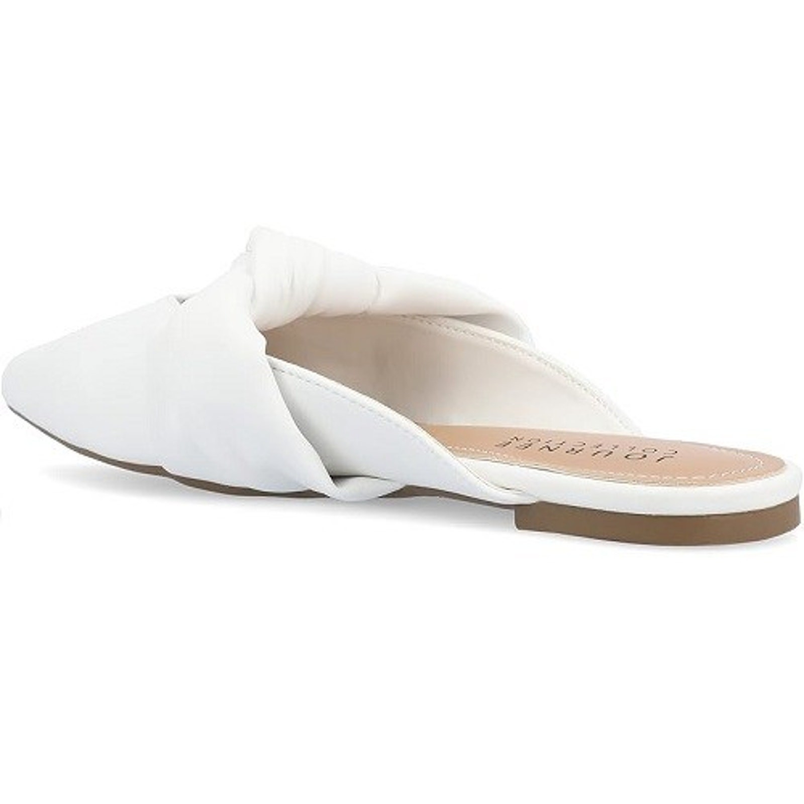 Journee Collection Women’s Salinn Tru Comfort Foam Pointed Mules White Size 7.5M