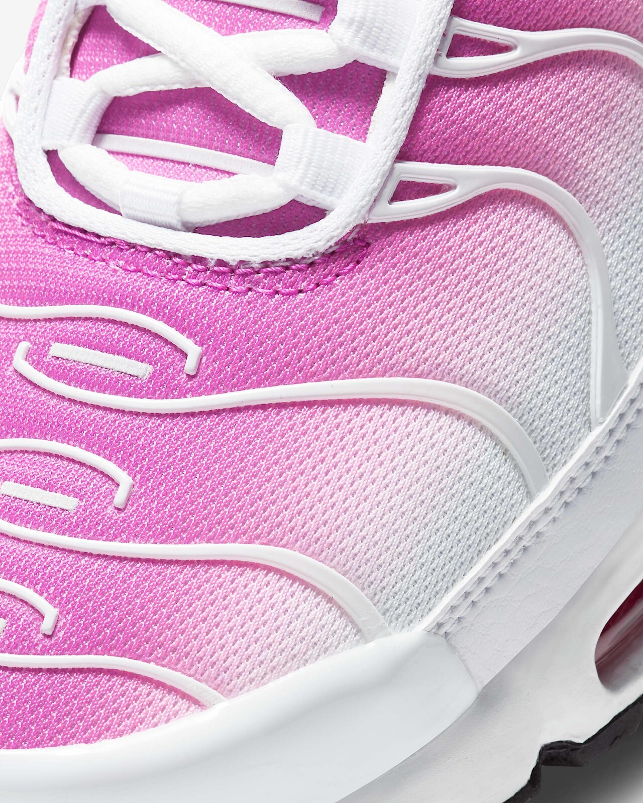 NIKE Women’s Air Max Plus CZ7931-100 White Pink Foam Black Fire Pink