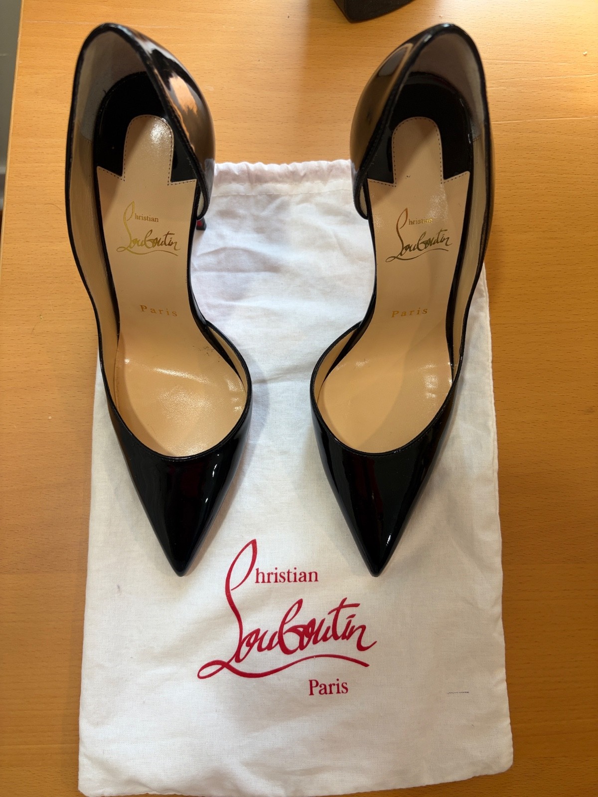 Christian Louboutin Iriza 100mm Size 38 – Black
