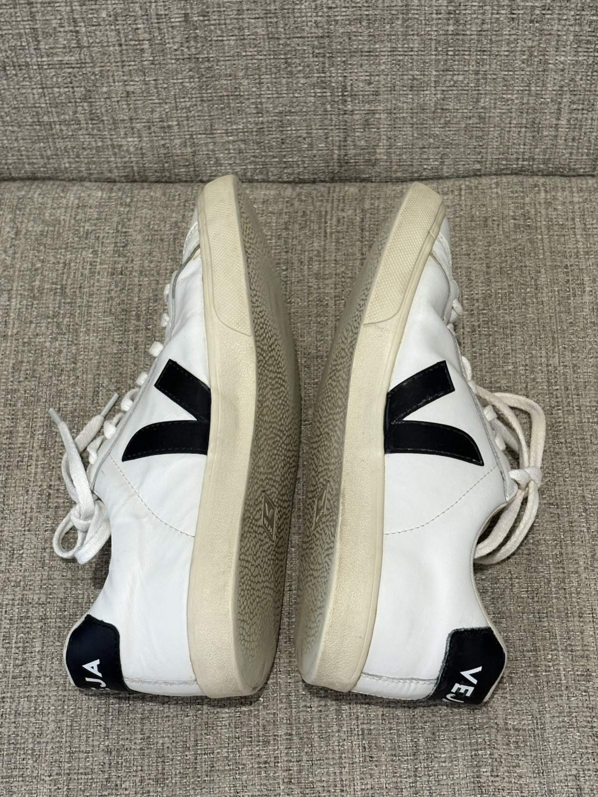 Veja Esplar Leather Sneakers White/Black Sz 10
