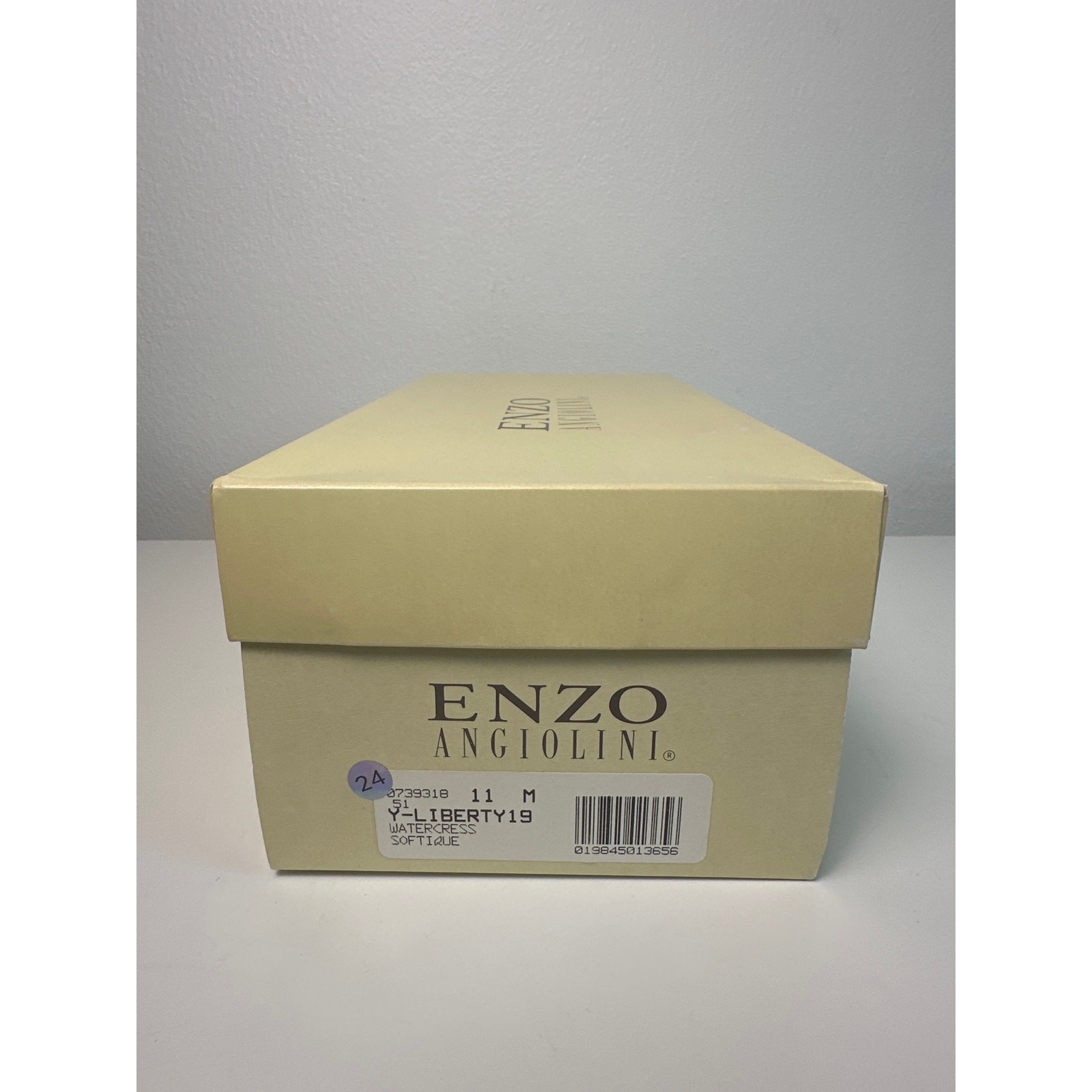 NIB Vtg Enzo Angiolini Liberty Olive Leather Loafers | Made in Brazil | Sz 11 M