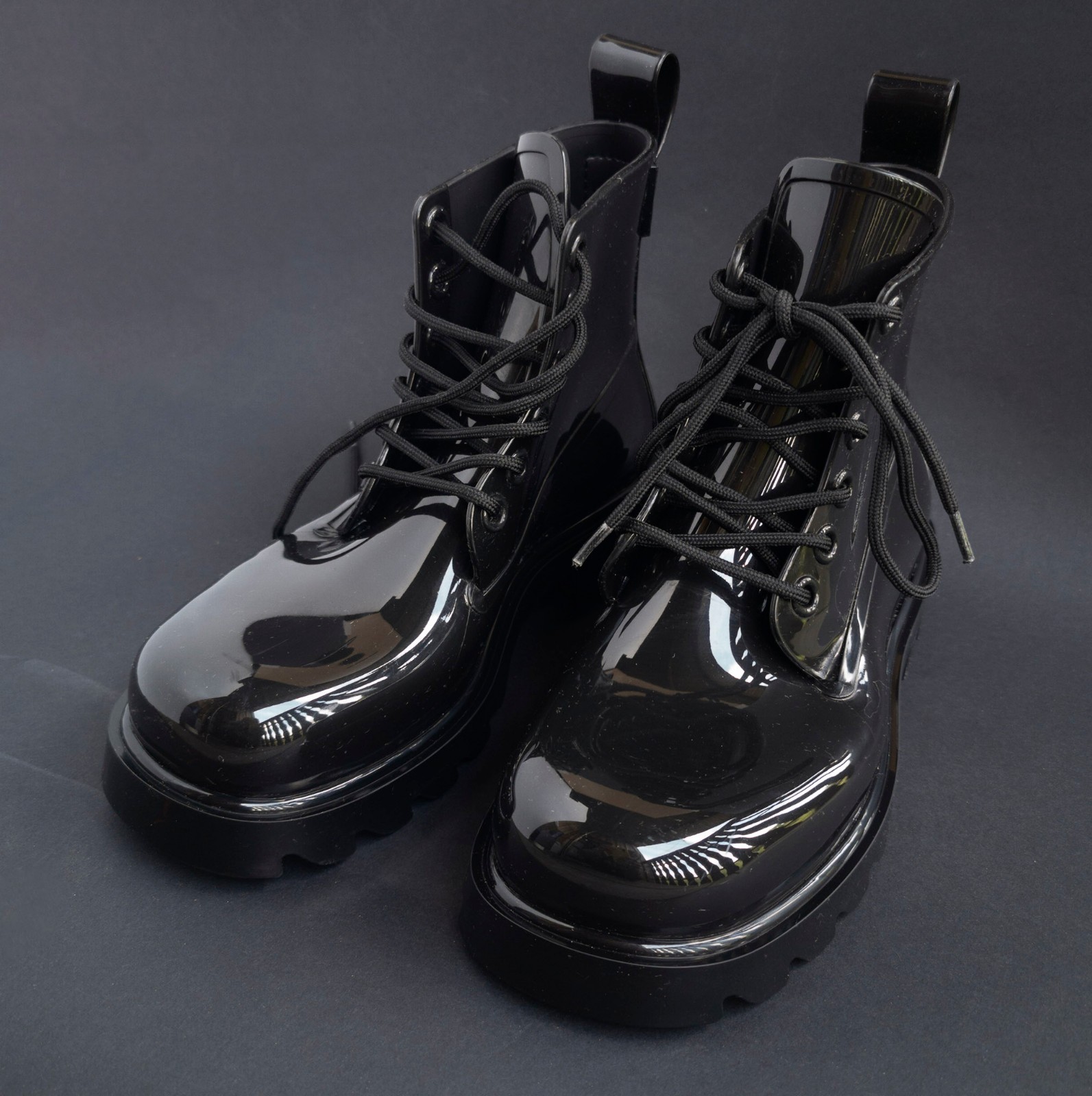 NP~650€ Bottega Veneta rubber boots 37 rubber stride boot black shiny