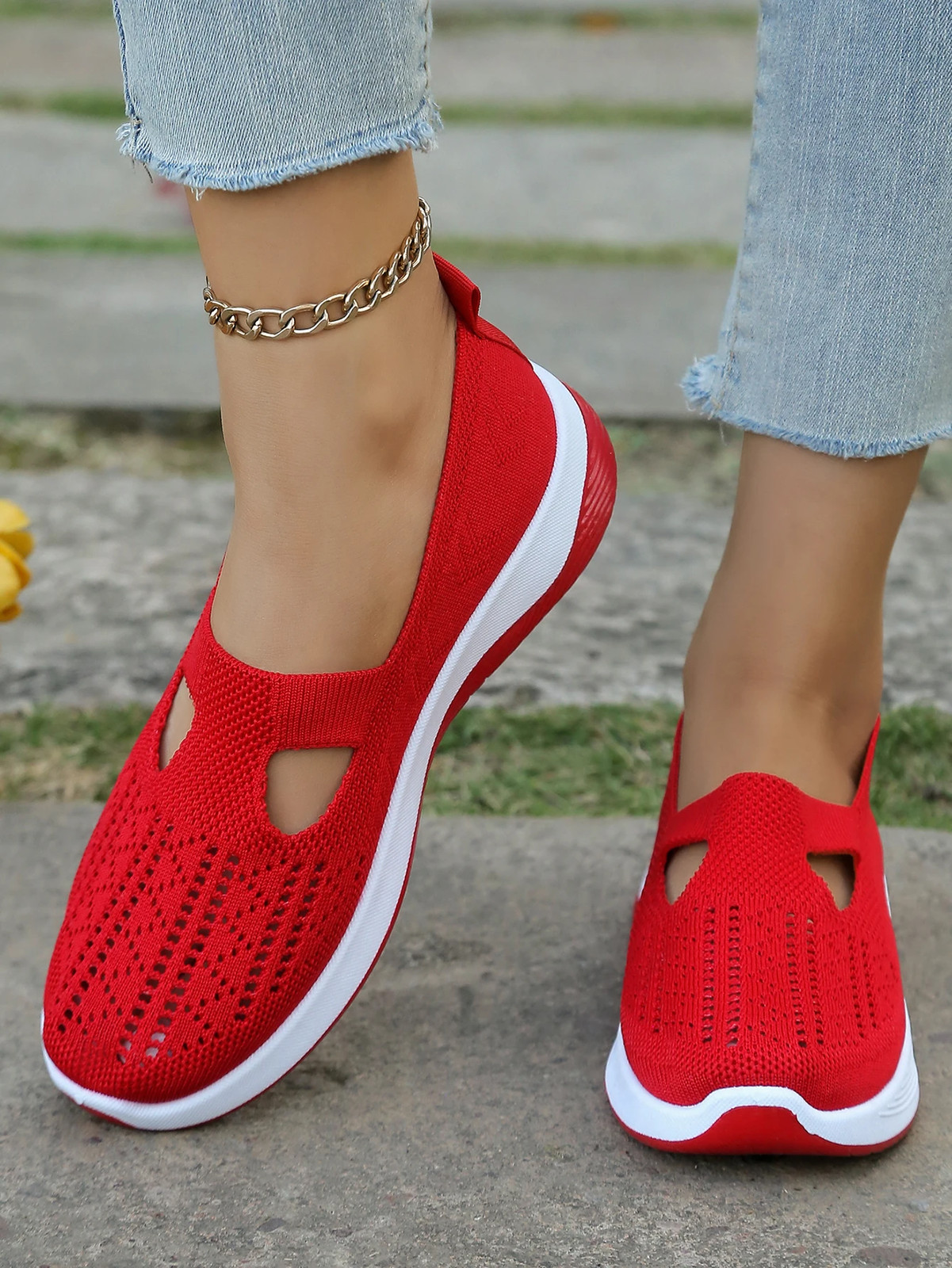 Women’S Casual Shoes Breathable Comfortable Orthopedic Shoes Non Slip Sneakers f
