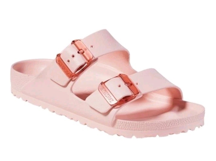Birkenstock Arizona Stealth Buckle EVA Sandal Light Rose Size 38 L7M5