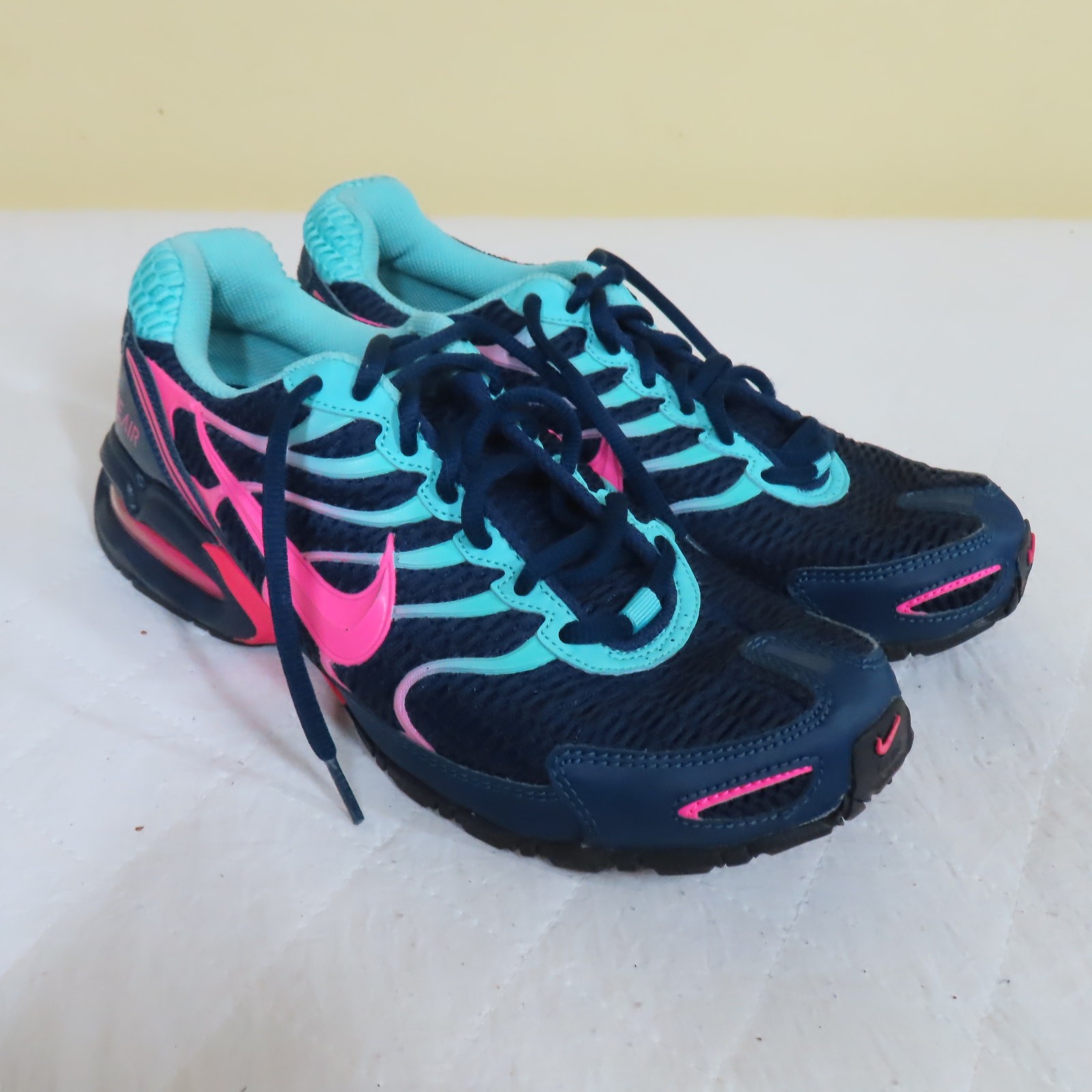 Nike Air Max Torch 4 Shoes Women Size 10 Midnight Navy Pink Running Sneakers