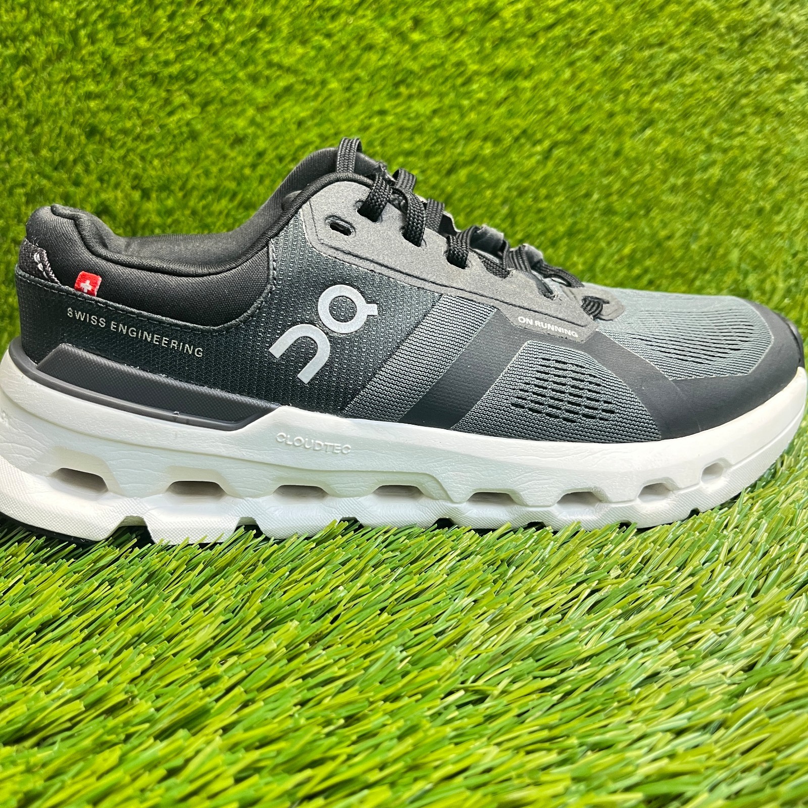 On Cloudrunner 2 Eclipse Black Womens Size 6.5 Walking Running Shoes Sneakers