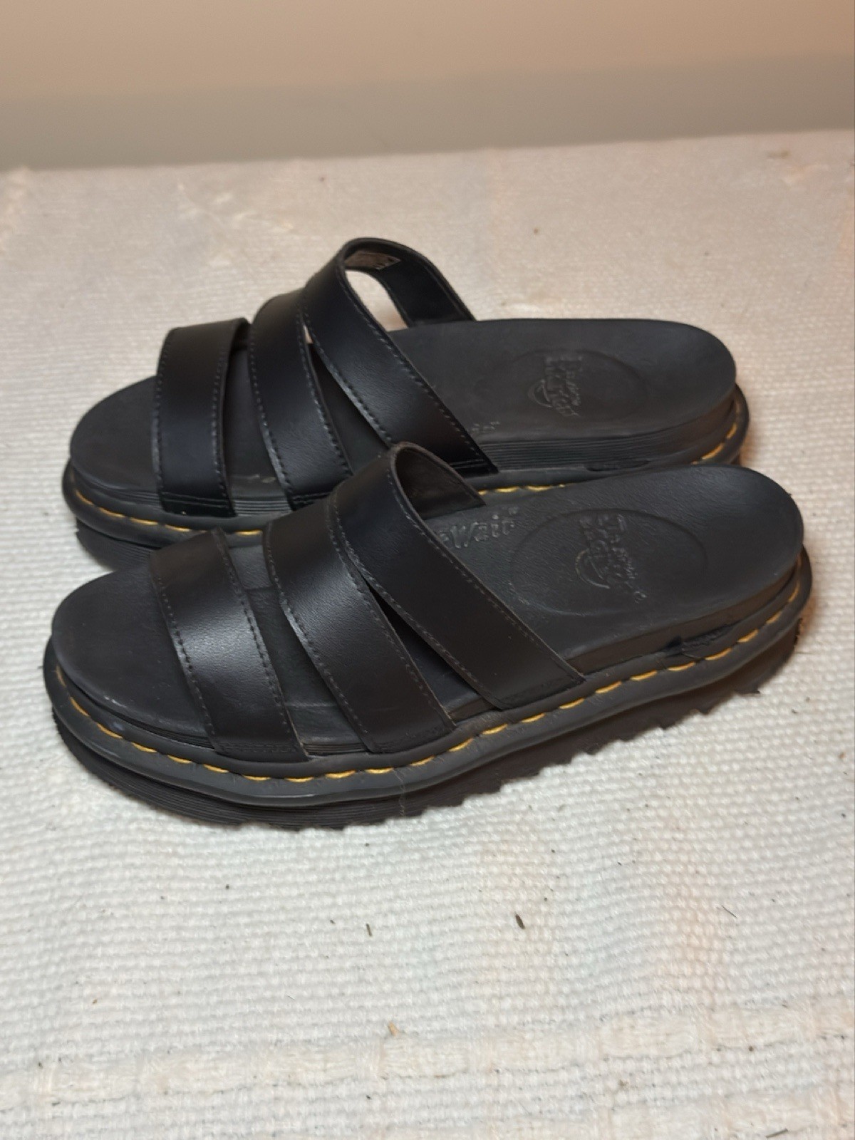 Dr. Martens Blaire Platform Sandals Women’s Shoes 7 US 5 UK Black Leather