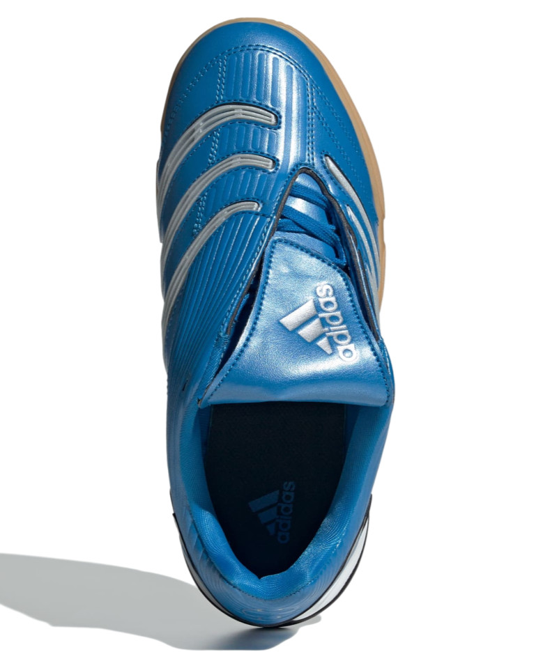 adidas Predator Sala – Women Indoor Soccer Shoes Blue Silver Metallic JR1637 NEW