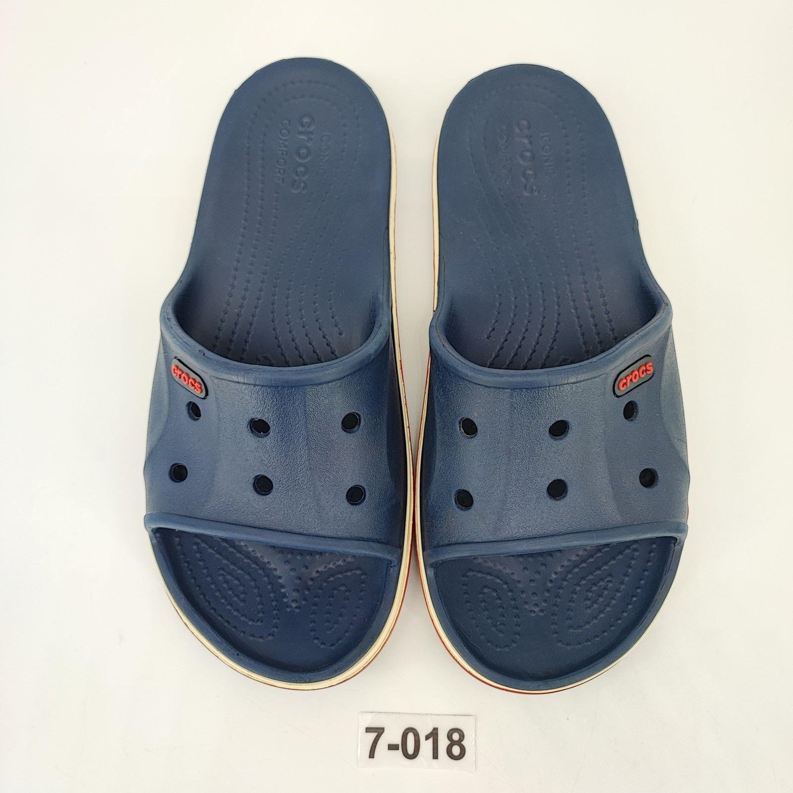Crocs Bayaband Women’s Size 7 US Sandals Croslite Blue Comfort Slip-On