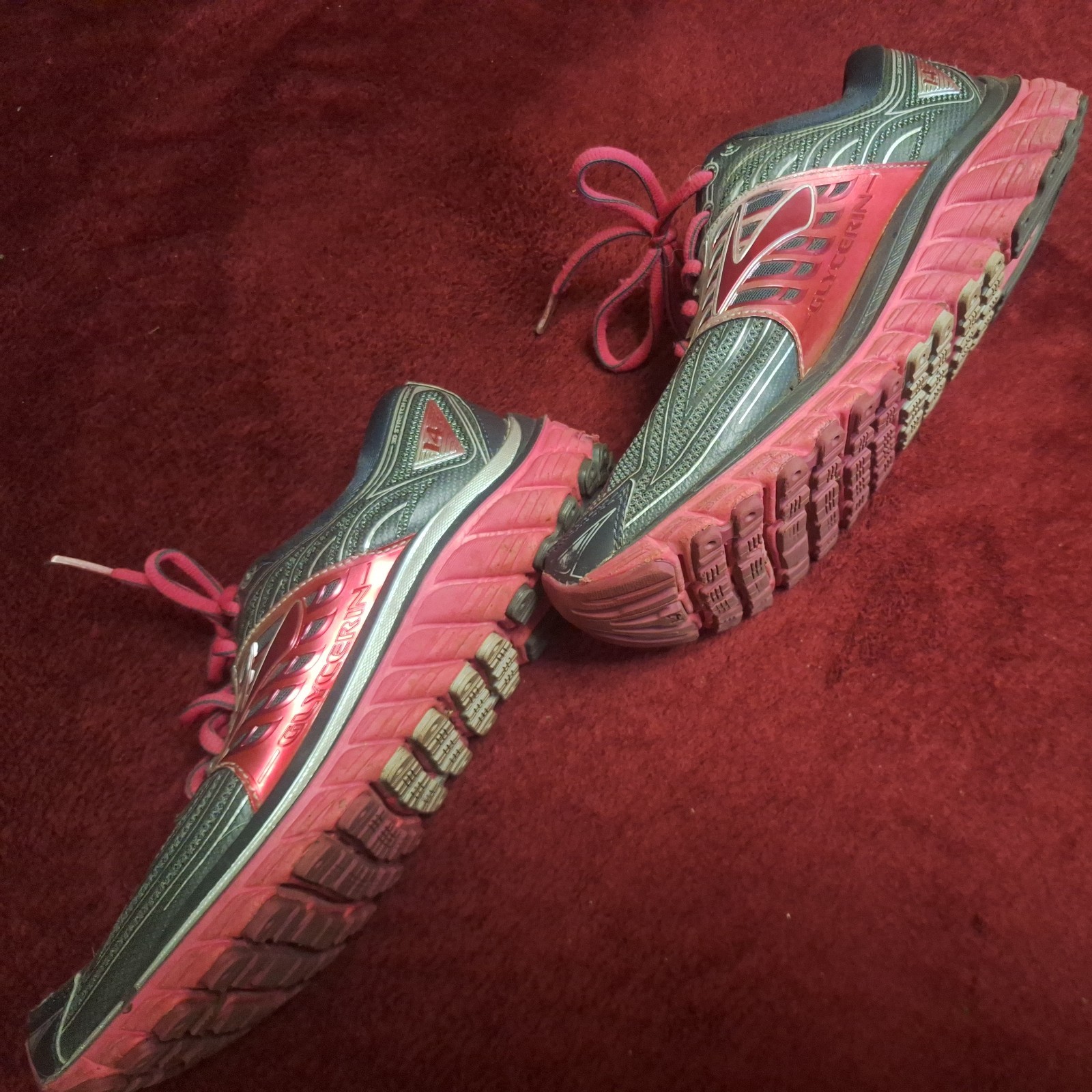 Brooks Glycerin 14 Women’s Size 8 2A (Narrow) Running Shoes Gray