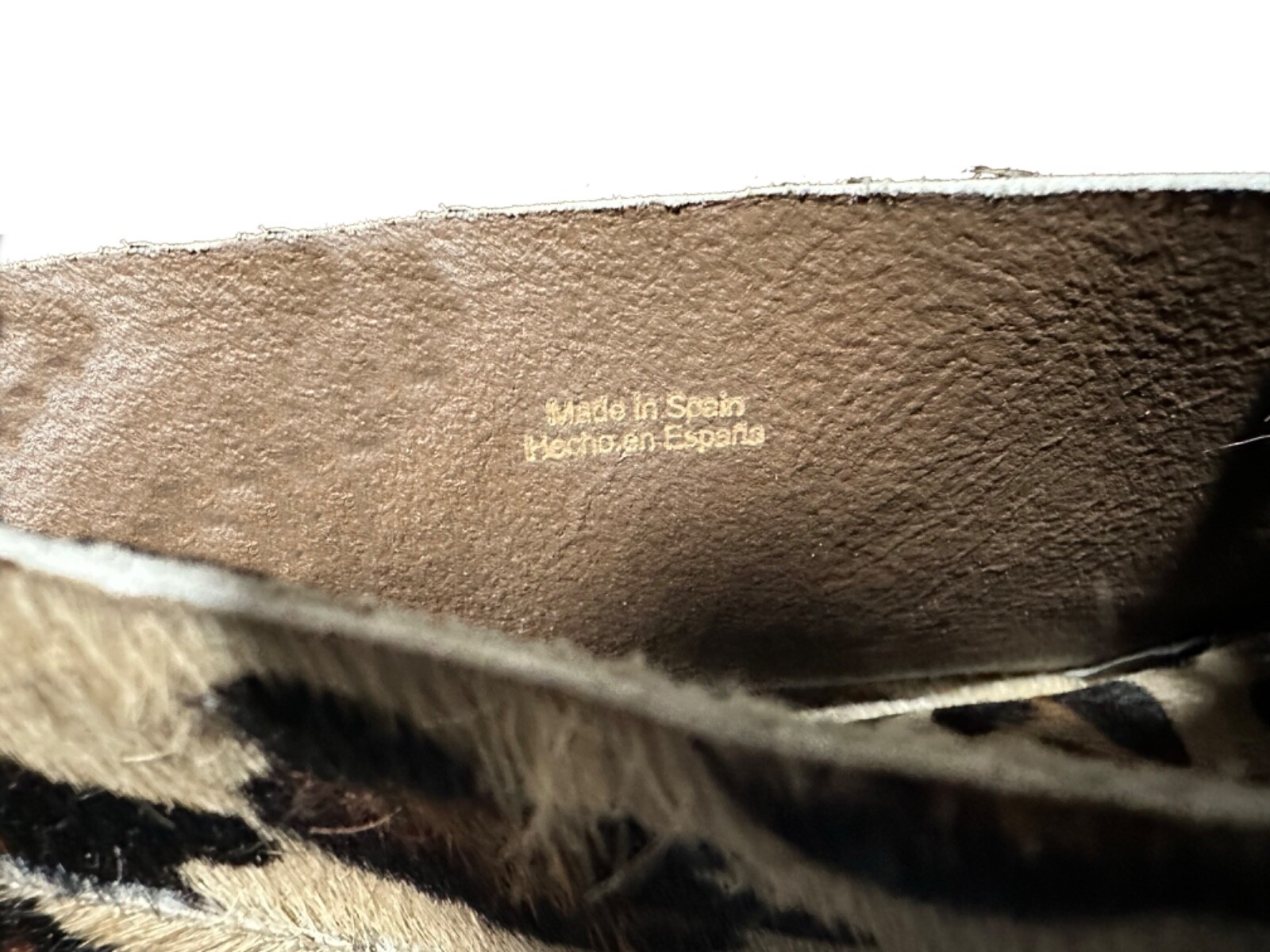 Bimba y Lola Pony-Style calfskin Espadrilles Made in Spain. Women’s
