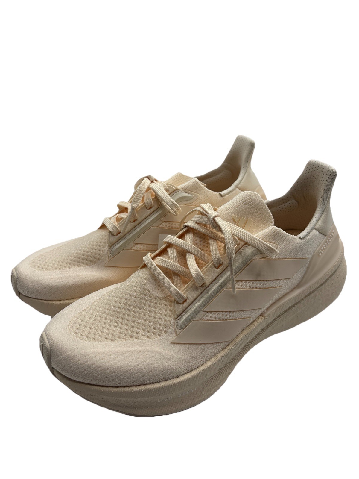 Adidas Women’s Sz 9.5 Ultraboost 5X Lightweight Running Shoes Cream/Beige JI3017