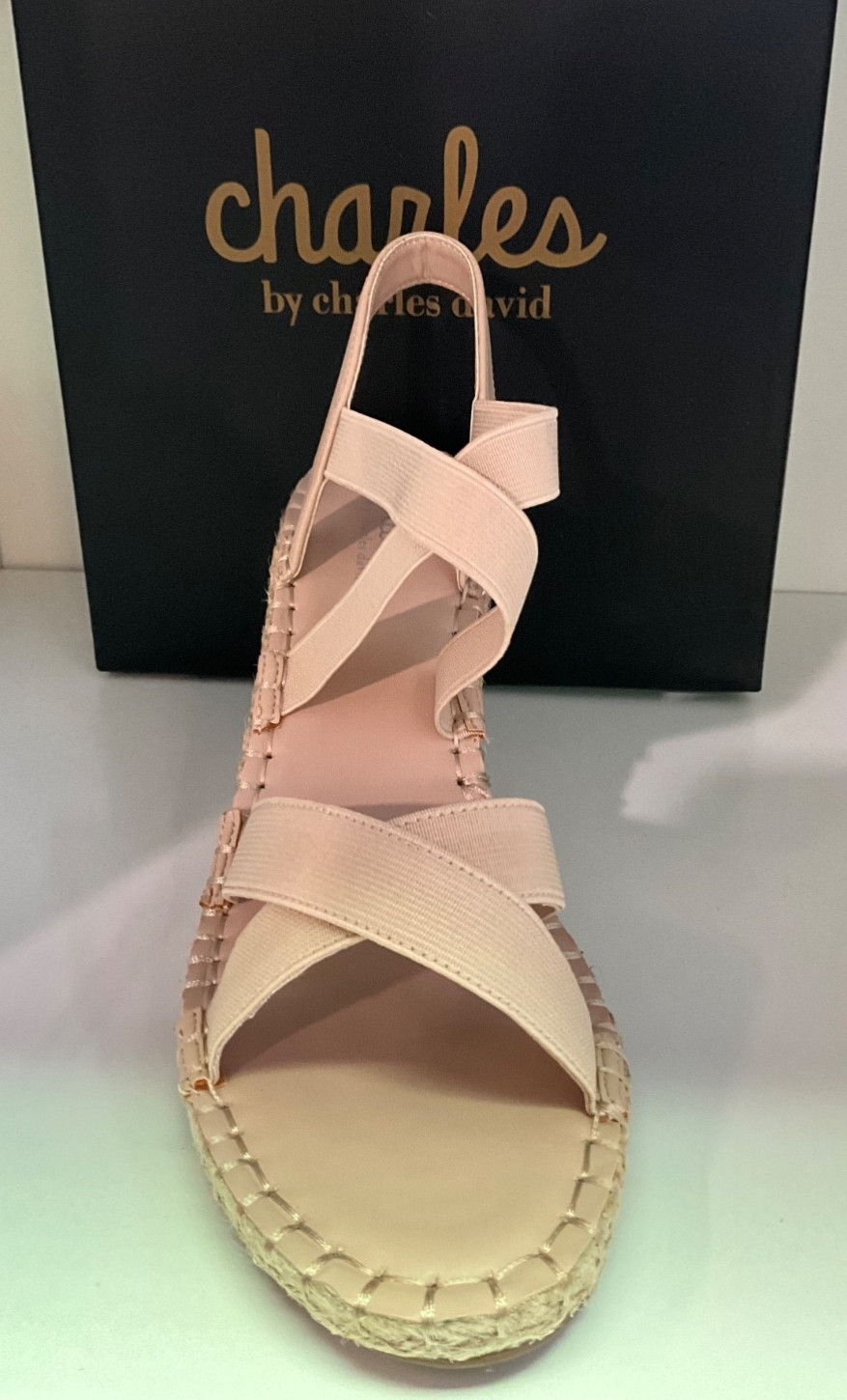 Charles by Charles David Beige Elastic Nick 9.5