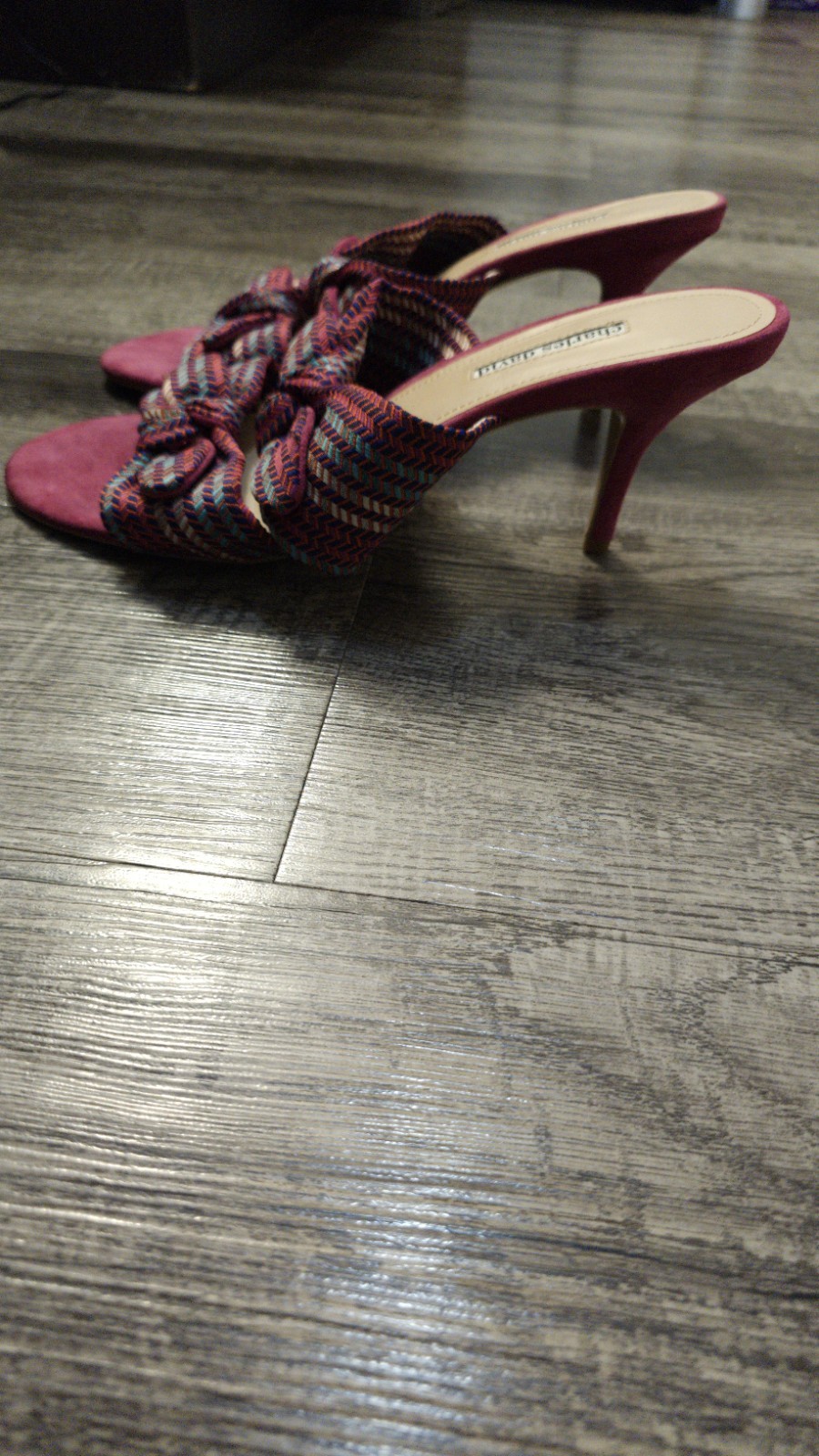 Charles David Fuschia Bow Heels Women’s Size 12