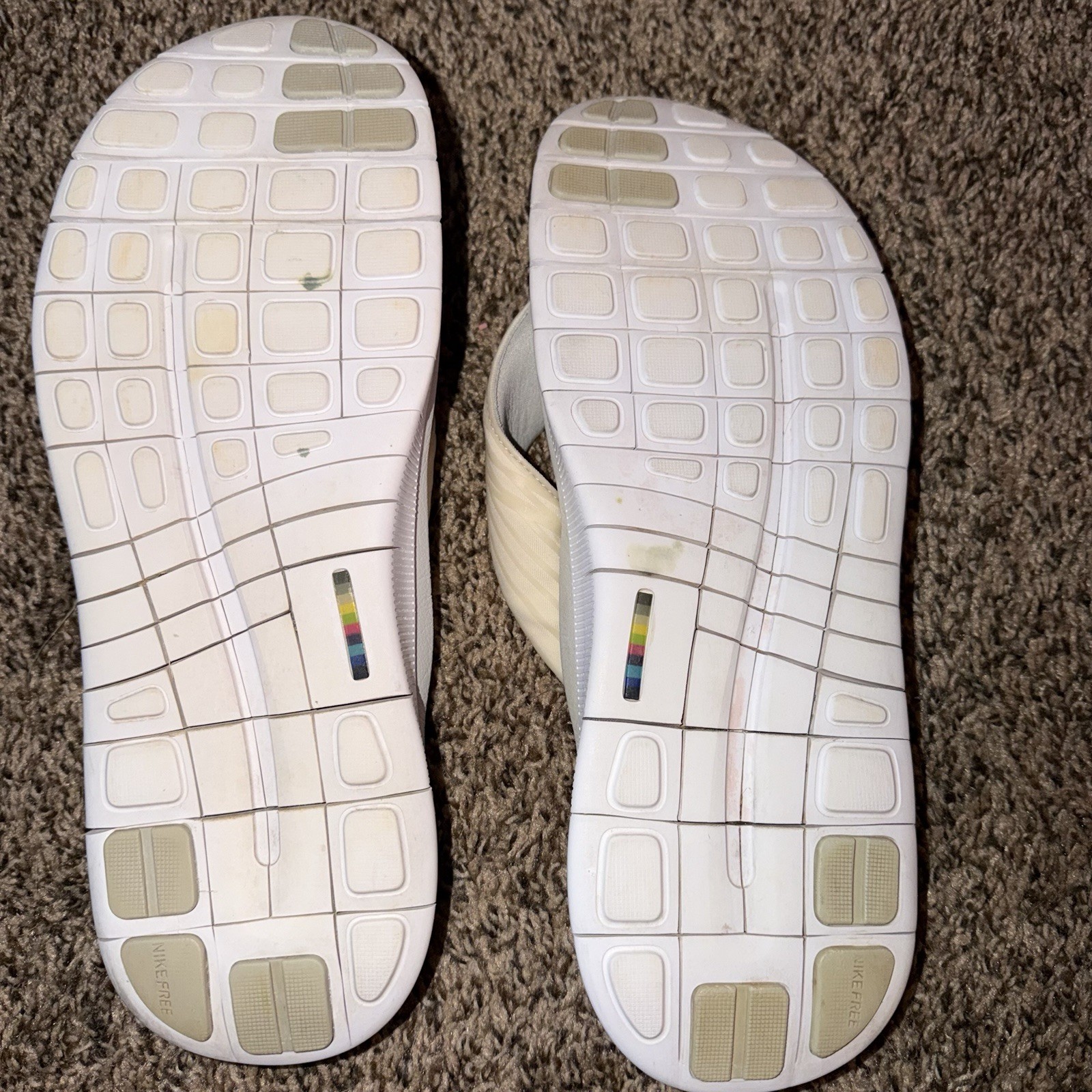 HurleyXNike Phantom Gray/White Flip Flop Sandals Men’s US 11.5