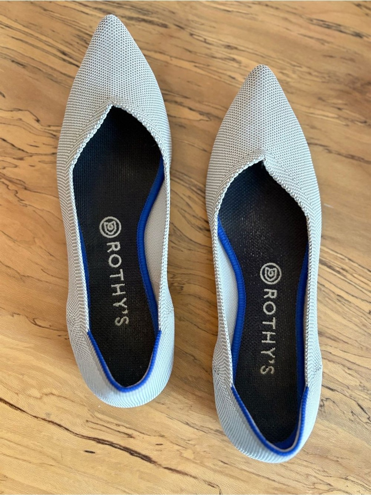 Rothy’s The Point II Diamond Twill Size 9 Washable Knit Flats
