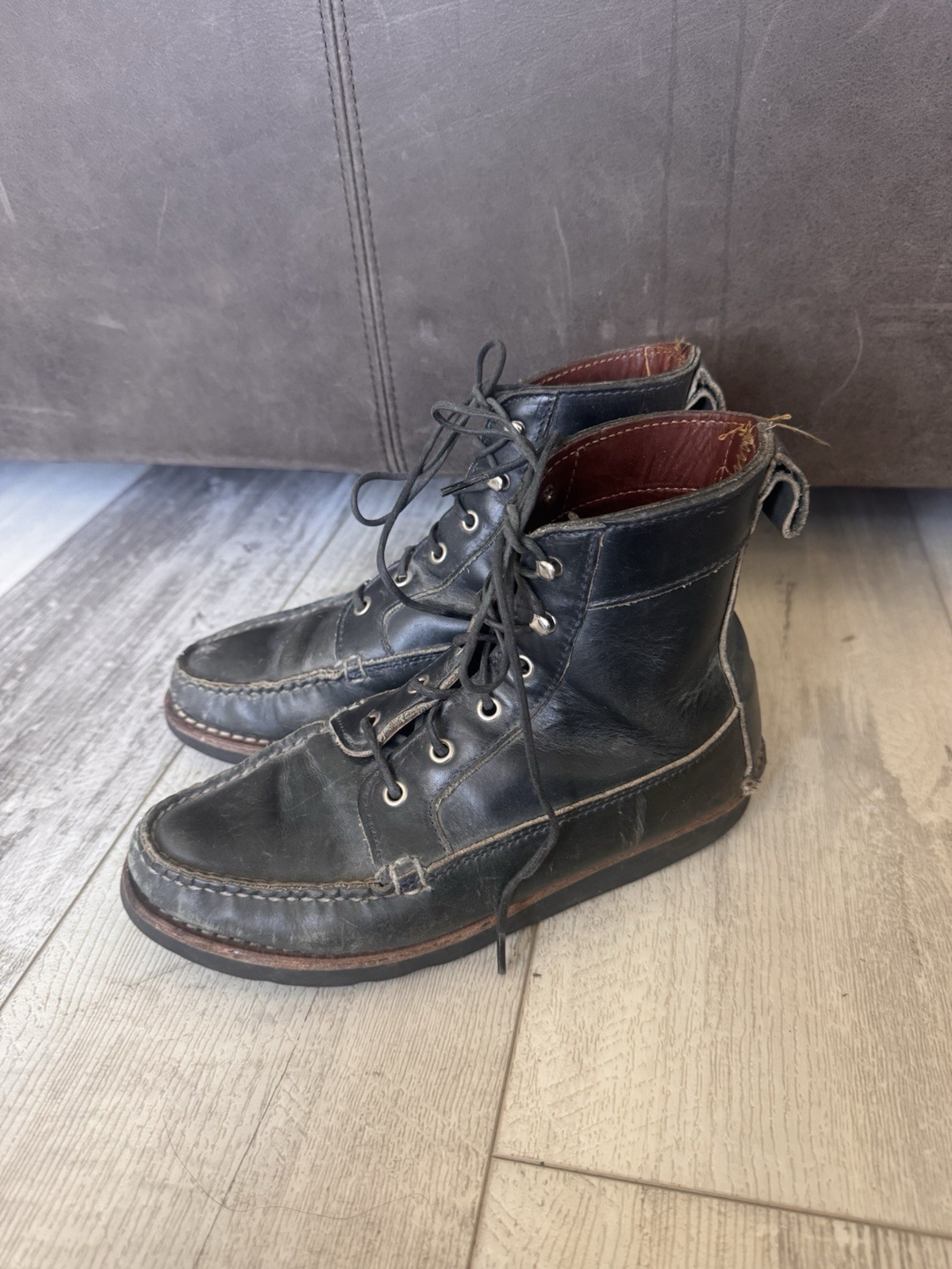 Vintage Hunting Duck Boots Women’s Size 6 Made in USA Leather Vibram Soles