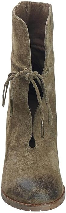 Antelope 613 Size EU 40 M (US 9-9.5) Women’s Suede Pull-Tie Western Boots Khaki