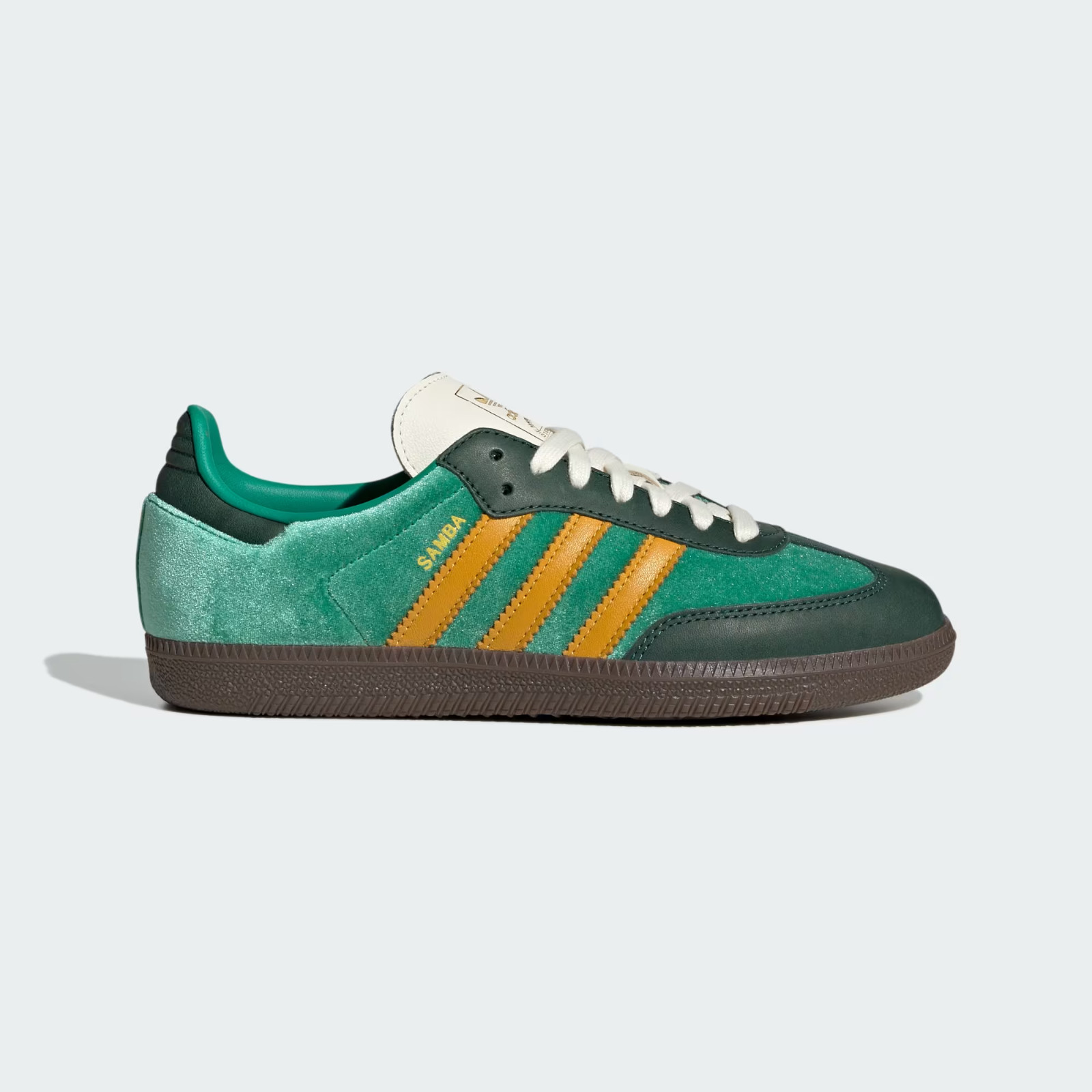 Adidas Originals Women’s Green Yellow Samba OG Shoes JI2681