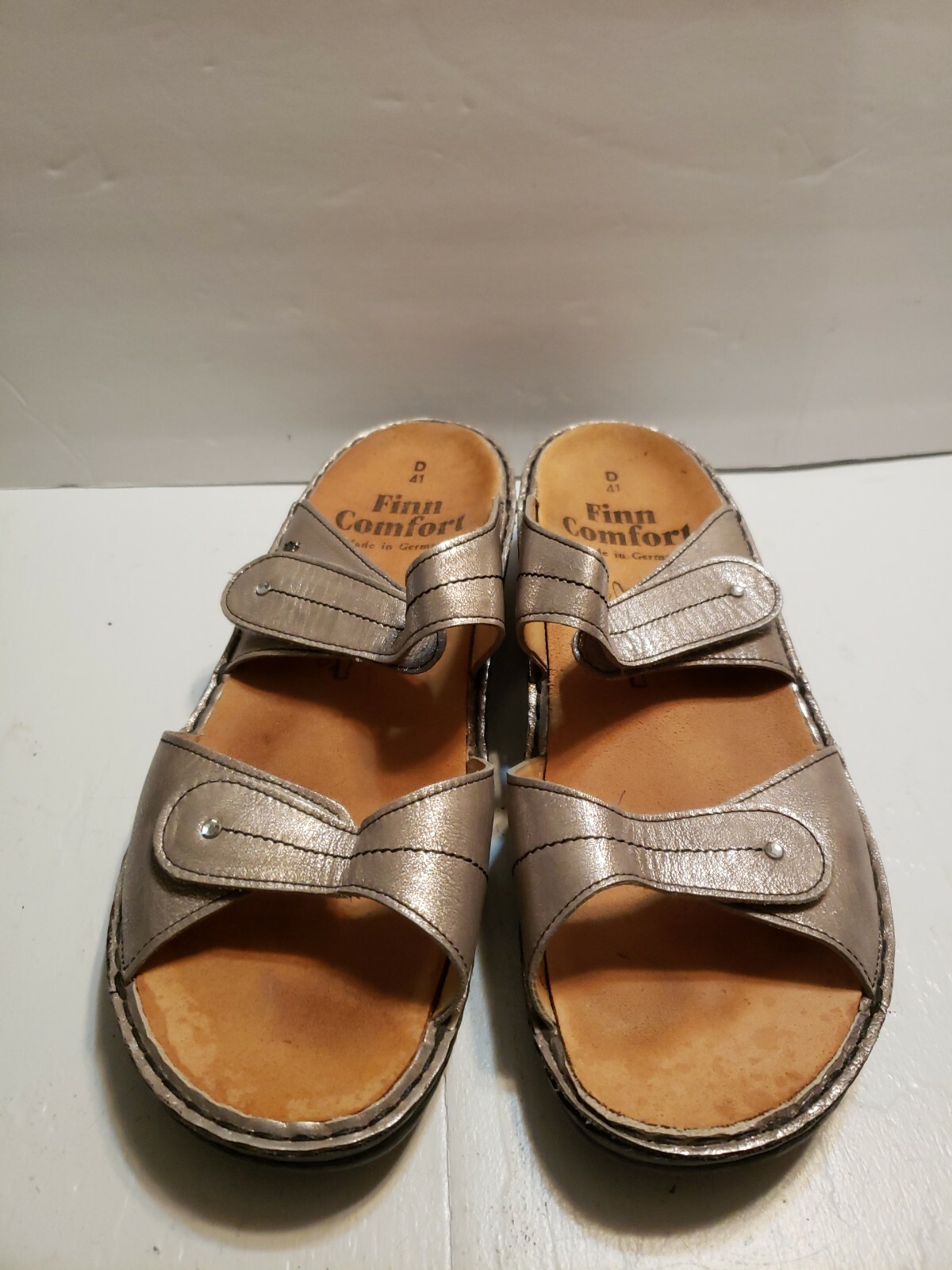 Finn Comfort Sansibar Leather Slides SZ 41D