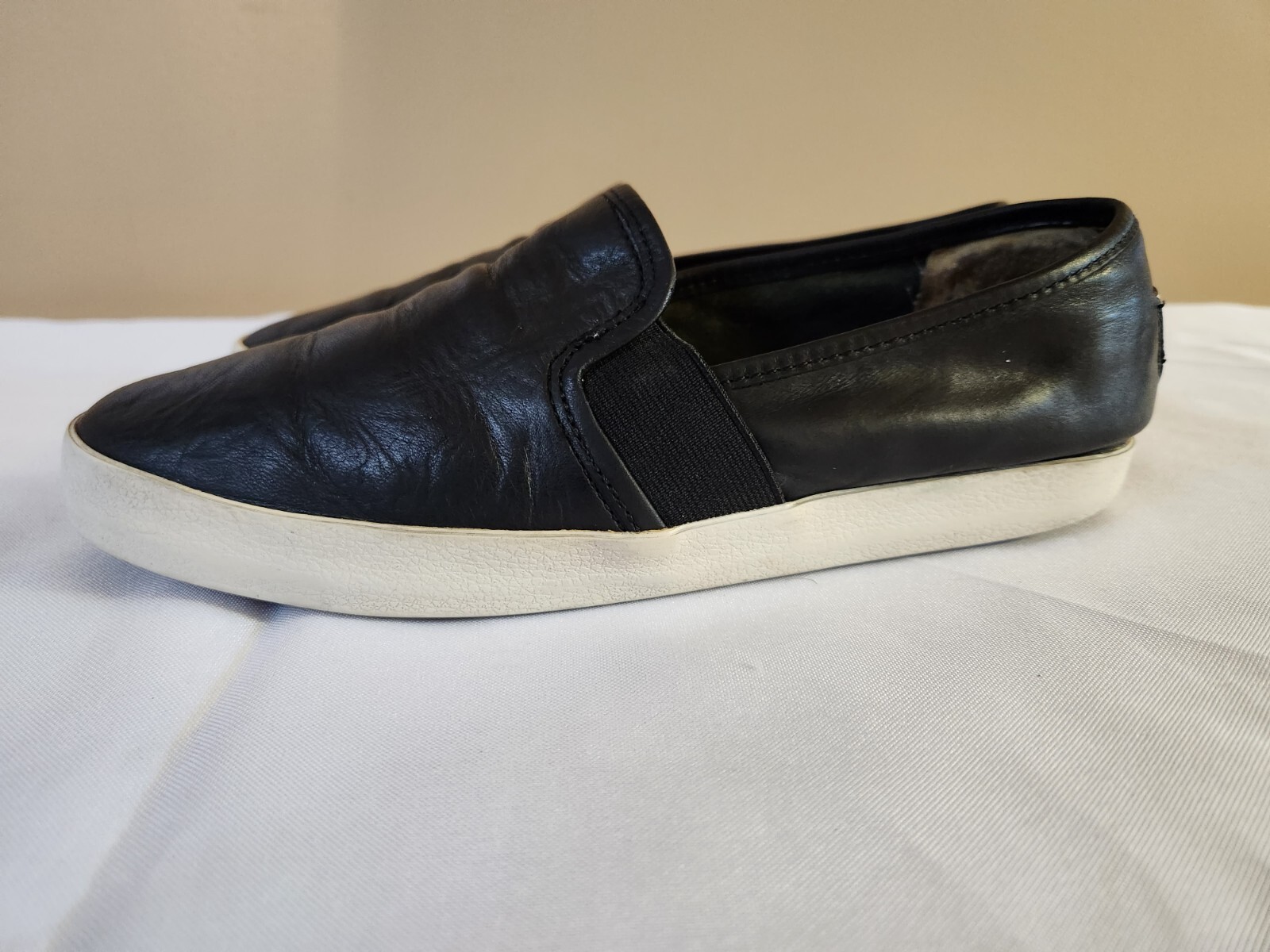 Frye Women’s Leather Ivy Slip On Fashion Casual Sneakers Shoes Black Size 7.5M