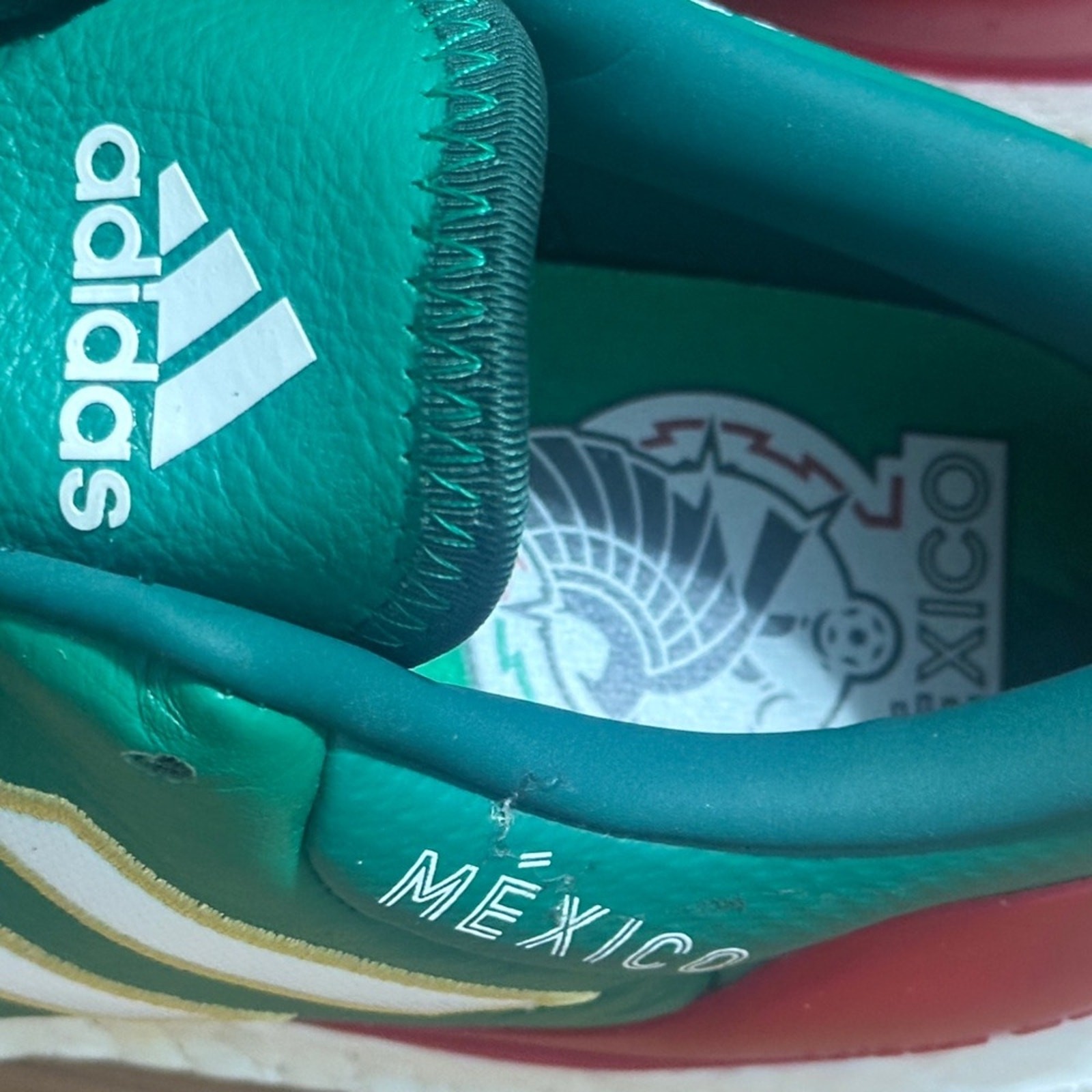 Adidas Ultraboost Copa World Cup Mexico Green and White Sneakers NWT
