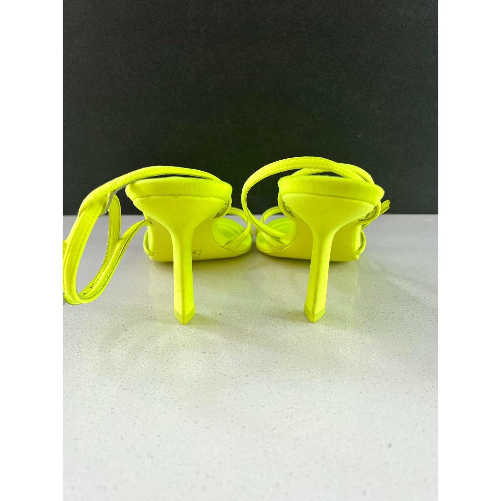 Alexander Wang Dahlia 85mm neon sandals Size 36