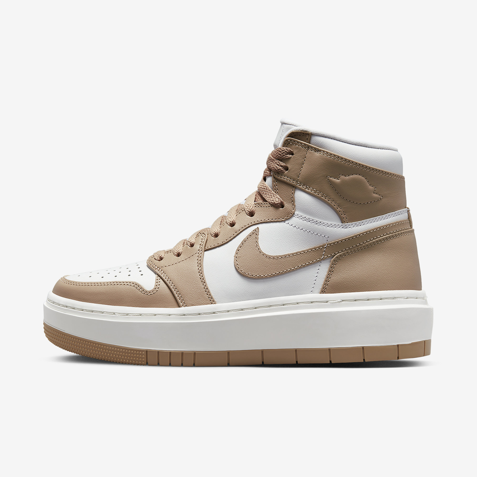 Women Nike Air Jordan 1 Elevate Vachetta Tan Desert White Nby DN3253-121 sz 10.5