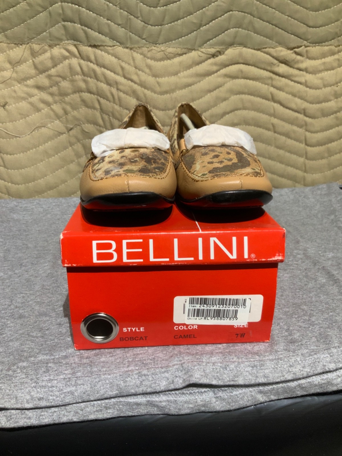 bellini shoes style bobcat , color camel , 7w