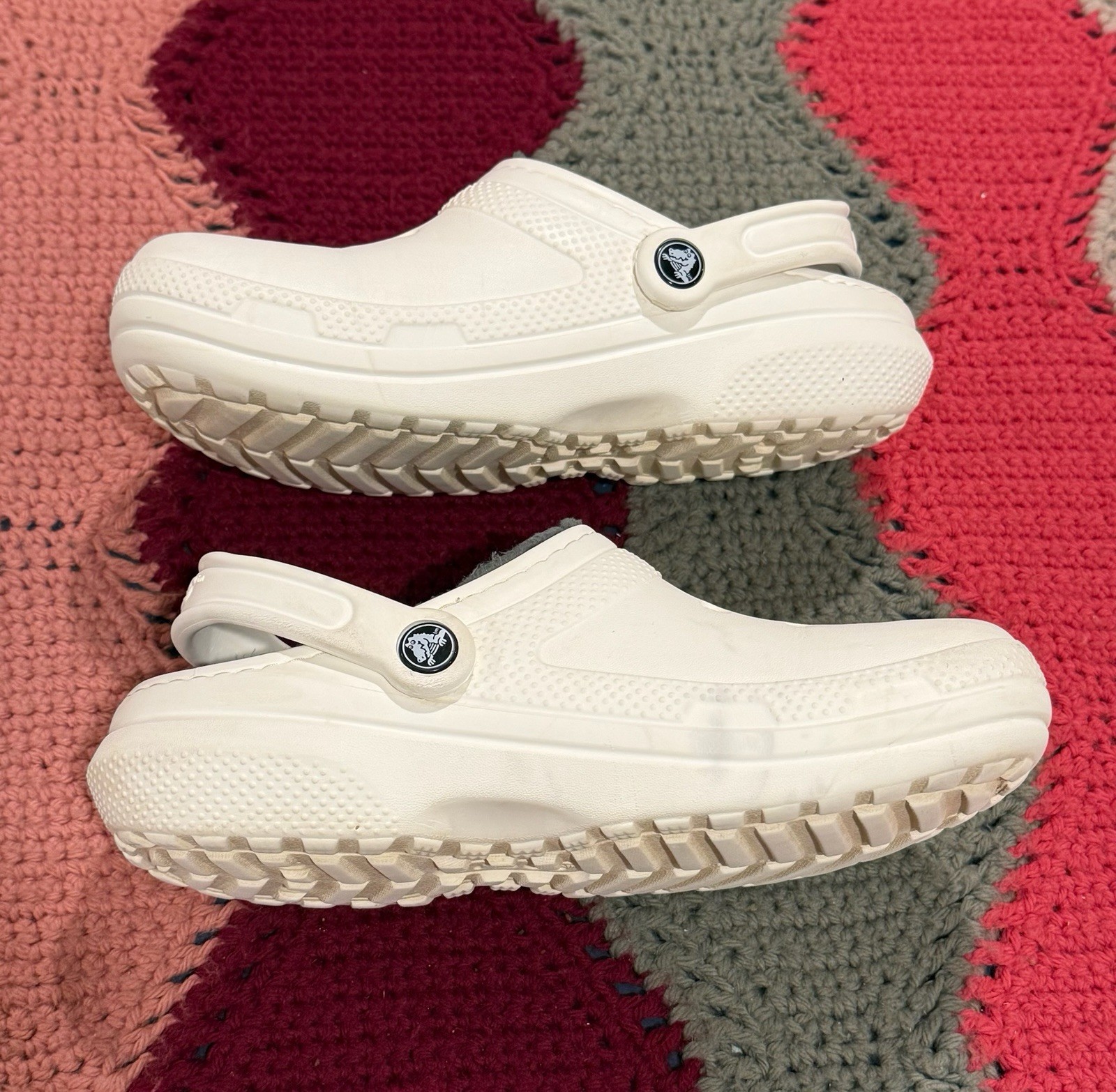 Crocs Baya Lined Clog White Size M5/W7