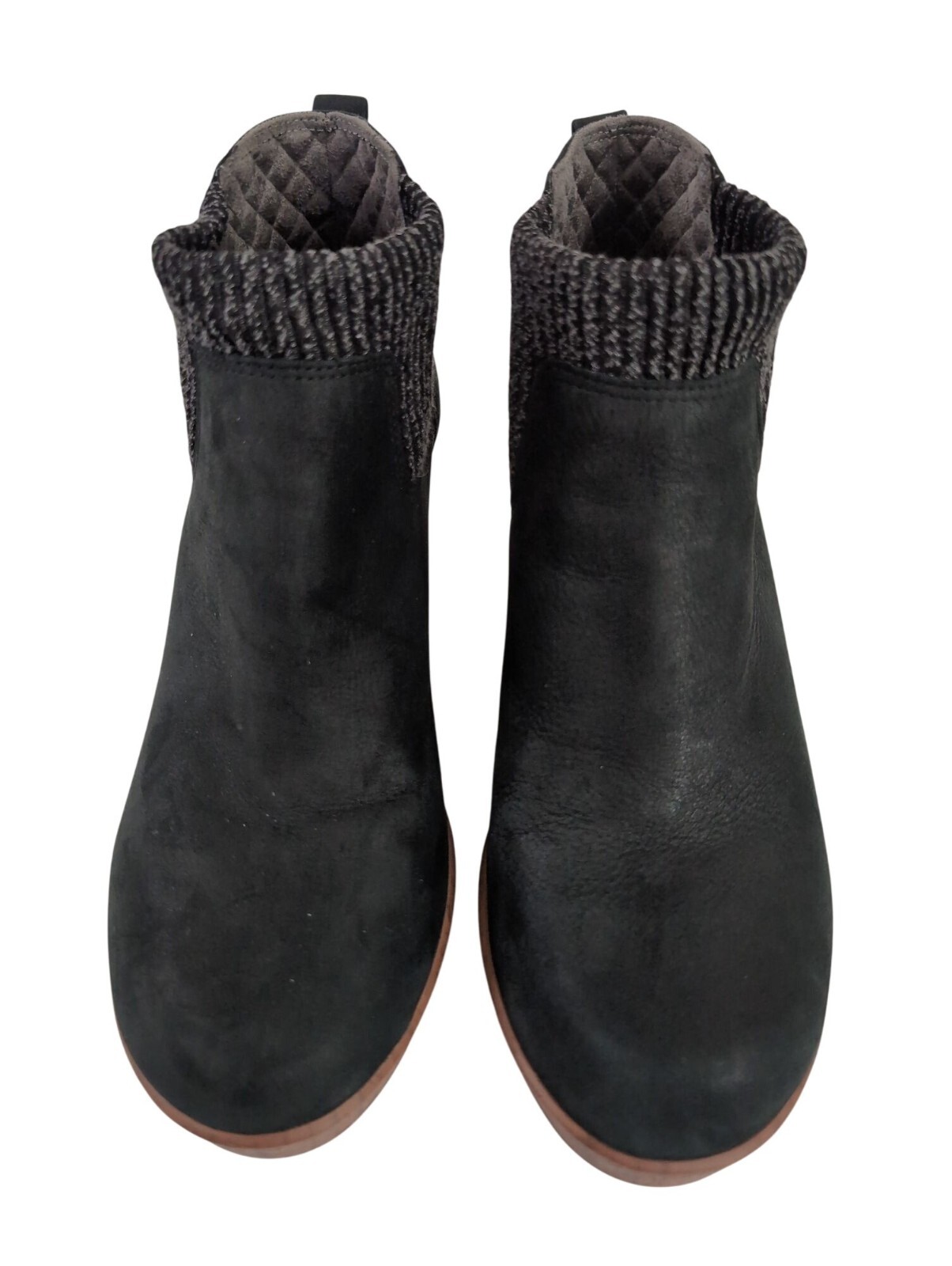 Dr Scholls Preston Platform Wedge Bootie Women 6.5 Black Y2K Grunge Indie Sleaze