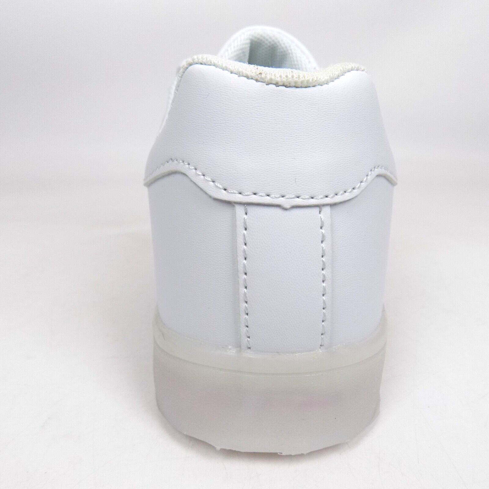 NEW! Sanyes USB Charging Light up LED Women Casual Sneakers Size 7.5 M, White