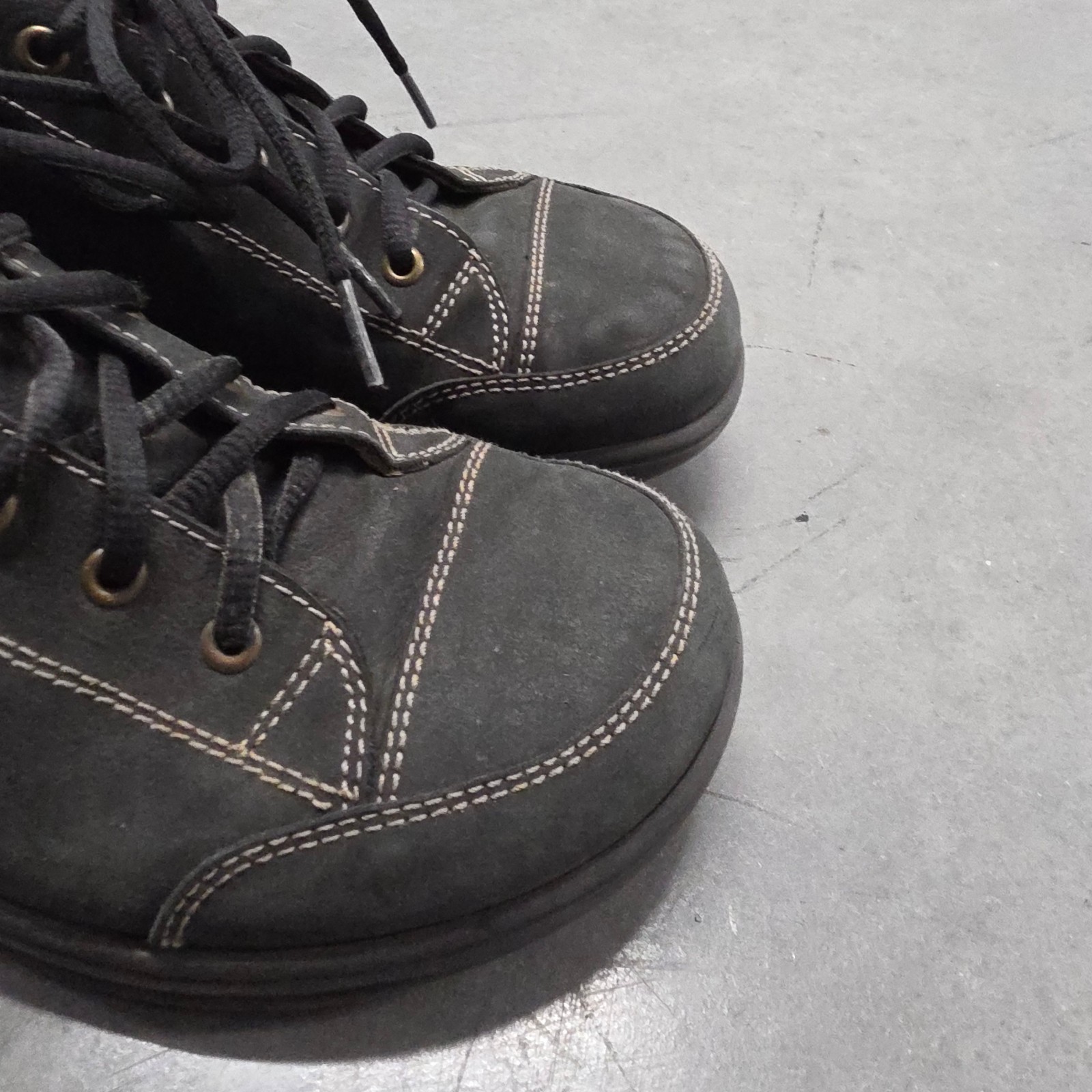 Finn Comfort Ikebukuro Shoes Womens Size 9 Black Made In Germany Nubuck